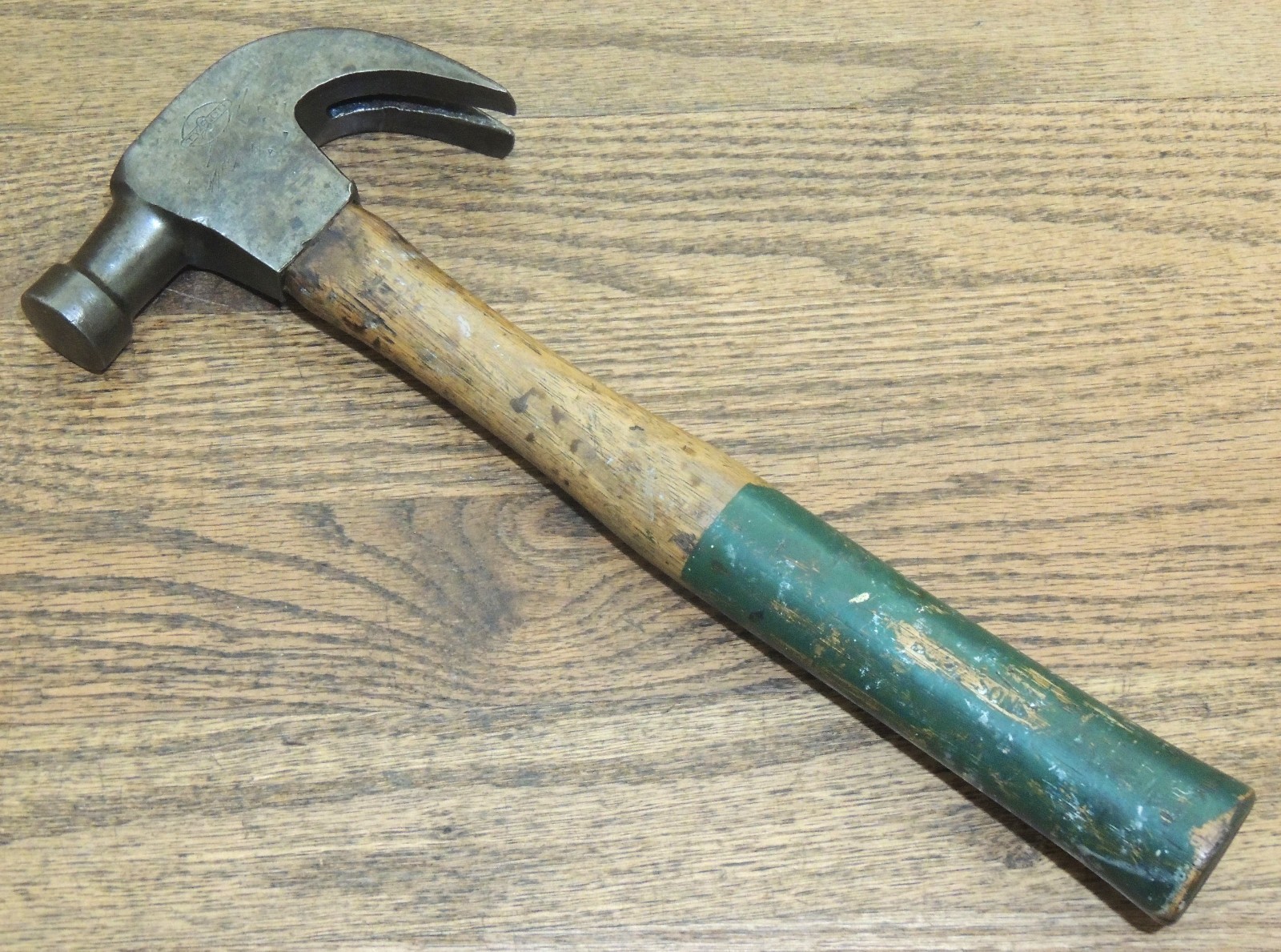 24? oz. BUHL SONS TYROD CLAW HAMMER w/ORIGINAL HANDLE-ANTIQUE HAND TOOL