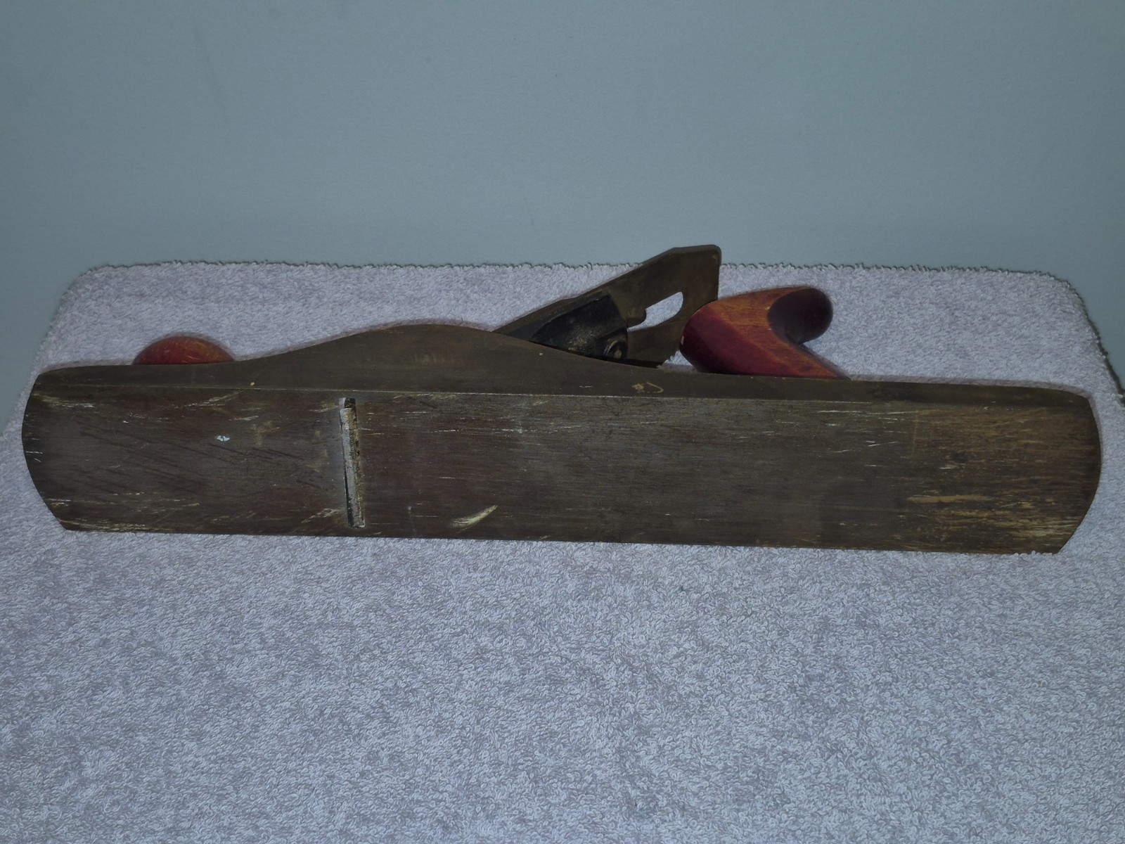 VINTAGE 14 INCH MADE IN USA WOOD PLANE NO MAKERS MARK