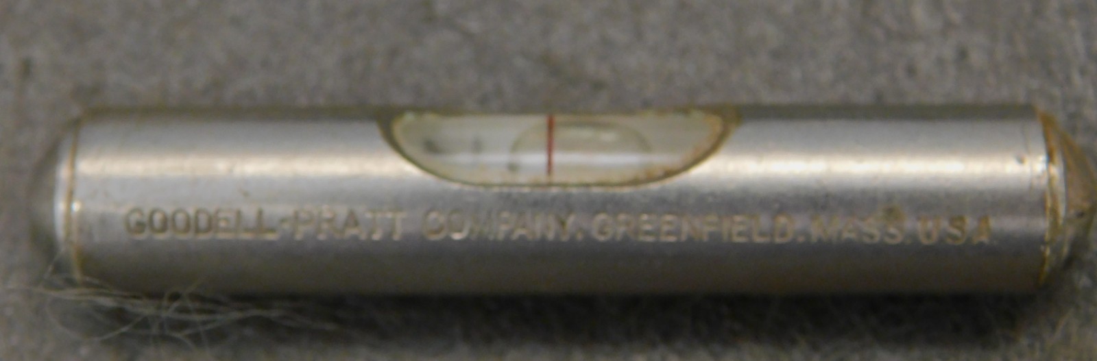 2 Antique / Vintage Levels 2″ Goodell Pratt No. 197 & Steel Top Square / Pocket