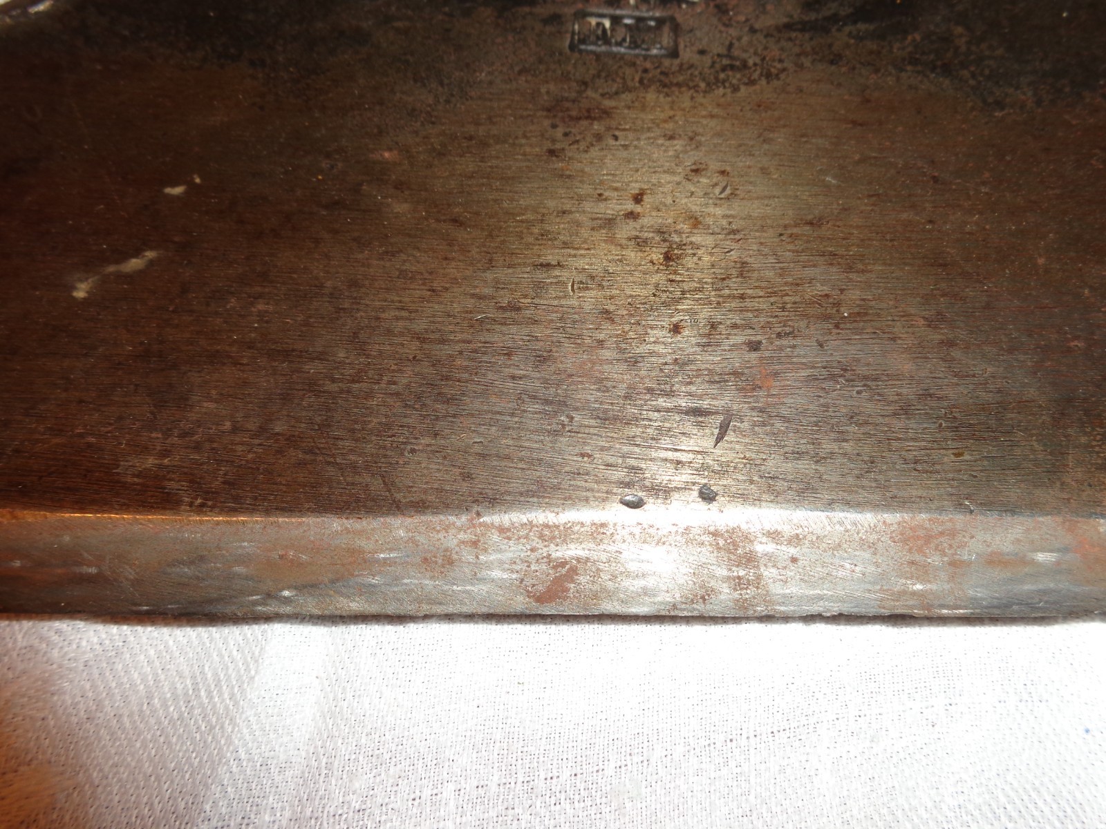 Rare Antique Signed T.H. Braun Goosewing Axe w Multiple Touchmarks