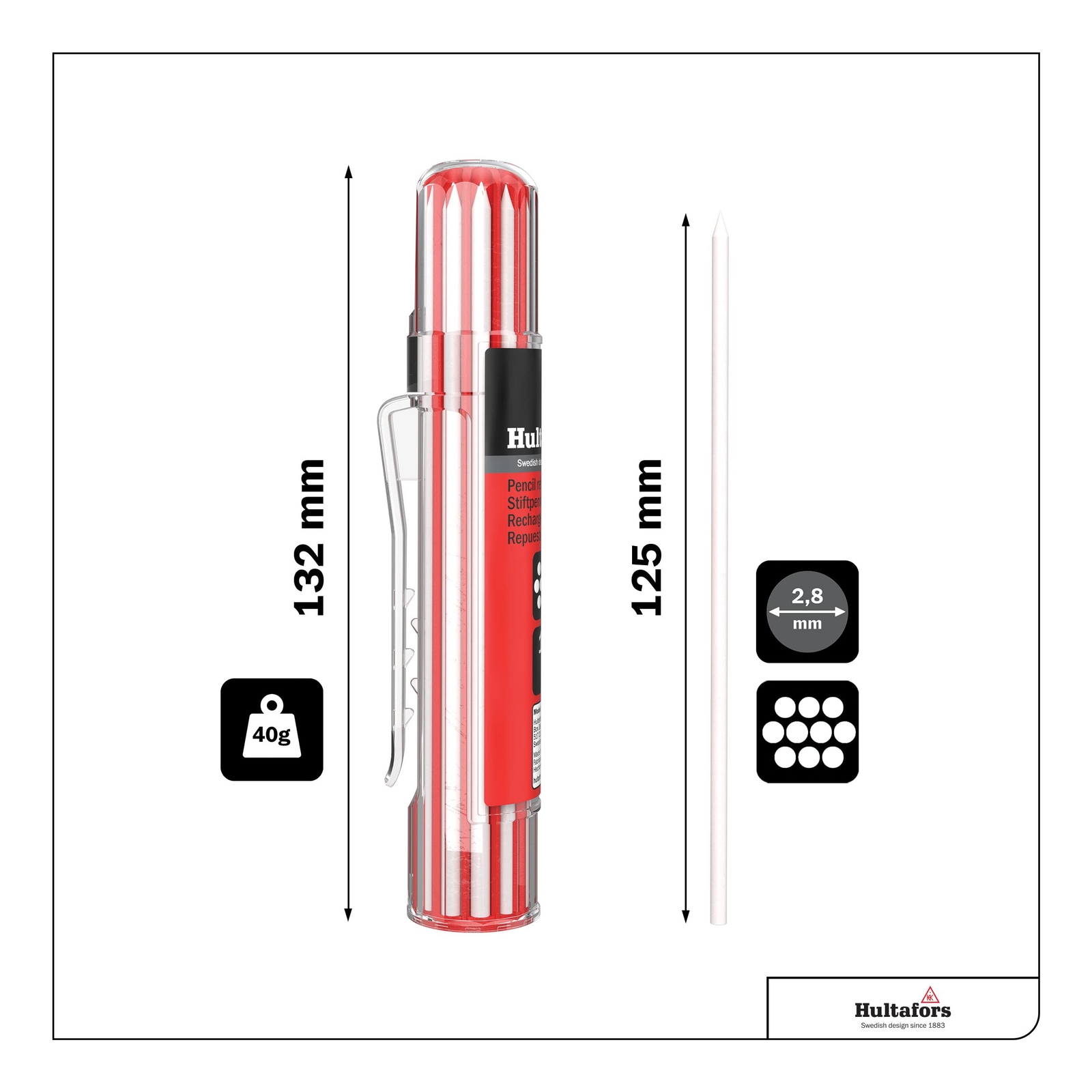 Tools Dry Marker Refills HRD W – White*