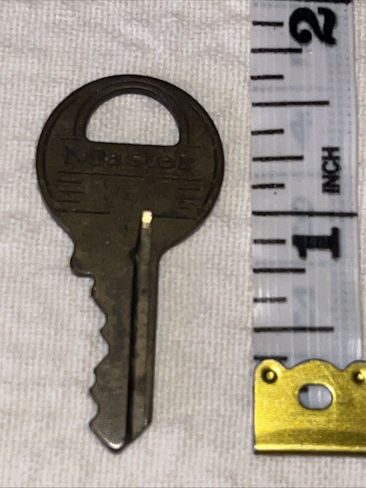 Master Lock Key A272 Replacement 1.5” Brass