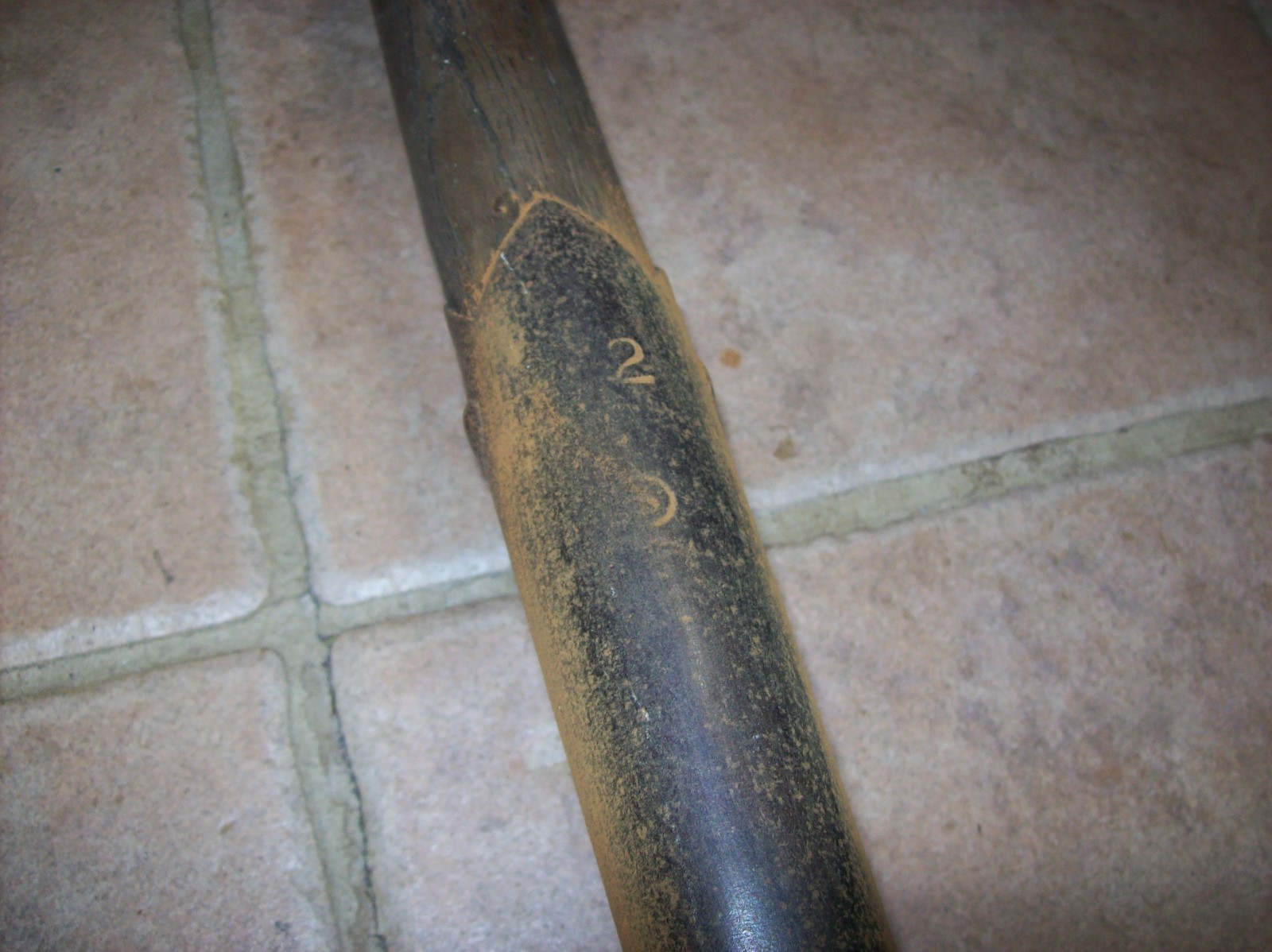 Vintage Antique #2 Wood Coal Shovel, with D Handle, Railroad Coal Shovel