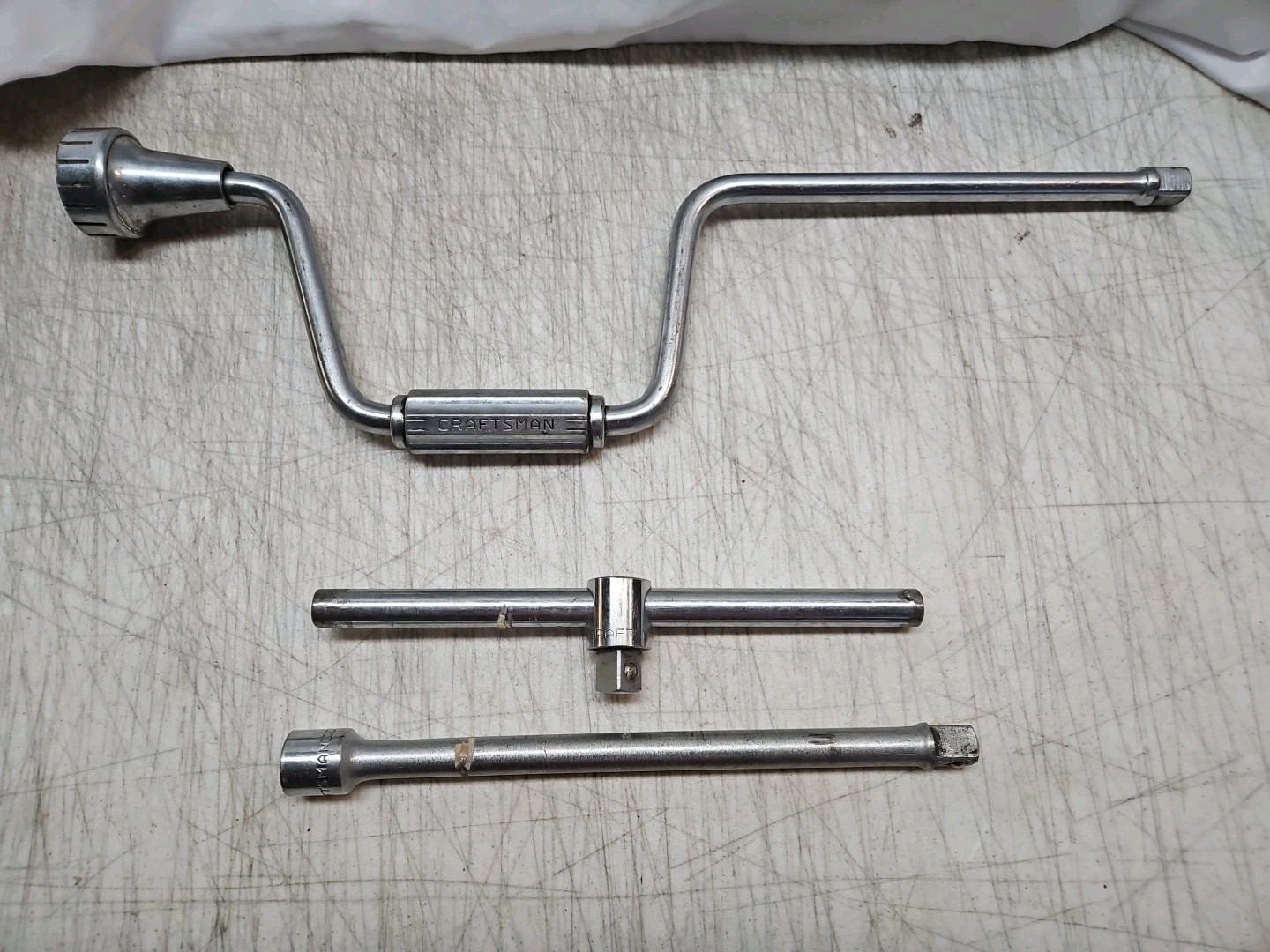 Vintage Craftsman 18” Speed Handle Wrench Sliding Wrench & Extension 1/2″