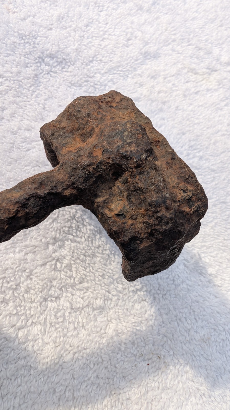 Antique Primitive Blacksmith Hand Forged Iron Tool Wagon Wheel Wrench 8.25″