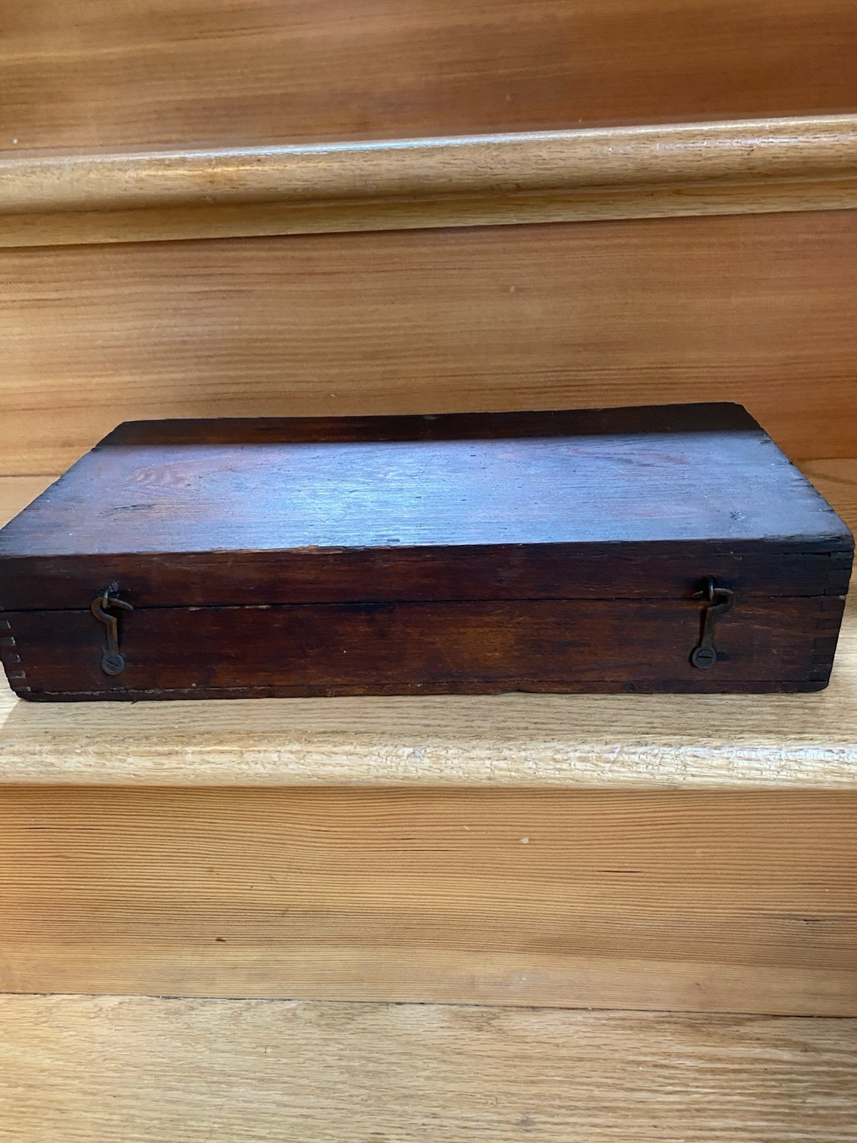 Frank Mossberg Socket Set With Ratchet And oak Wood Box Vintage