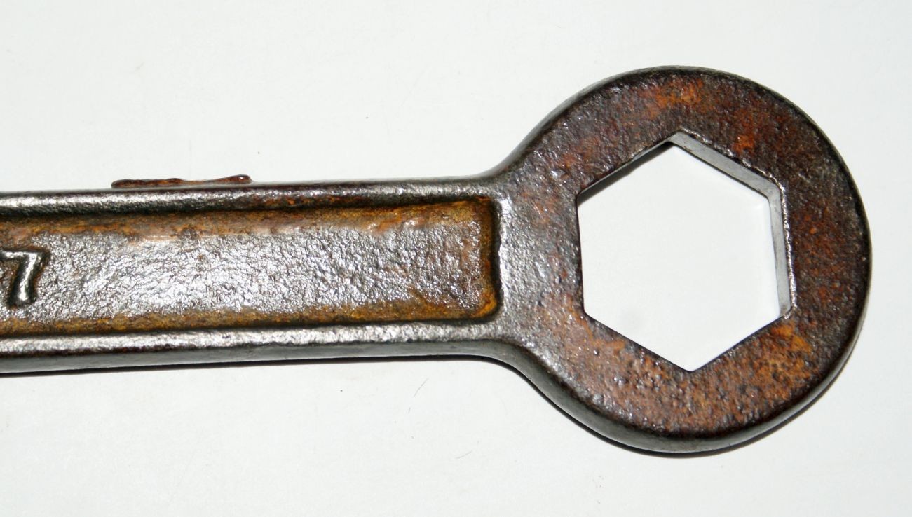 OK CHAMPION S97 Farm Implement Plow Wrench Tool Old Antique Hammond IN