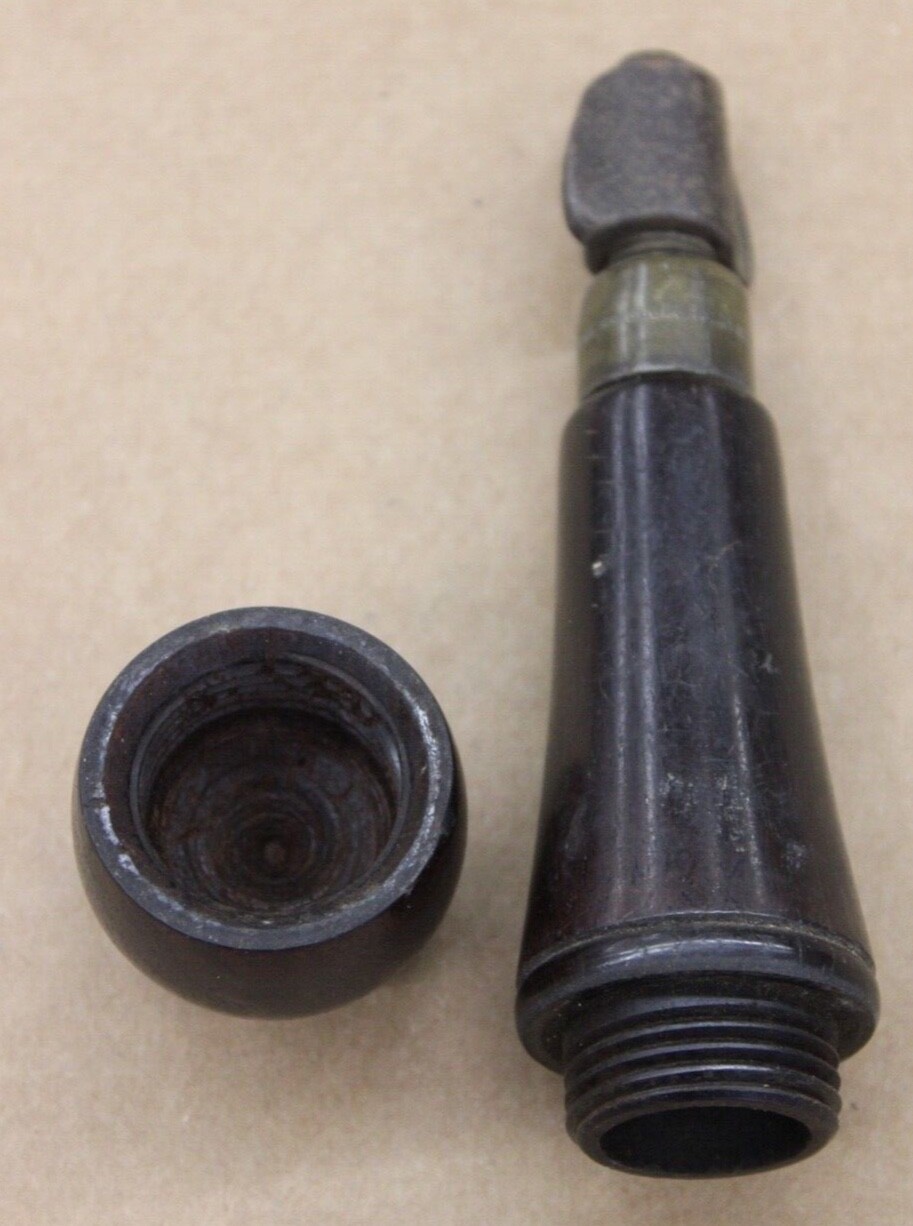 J.S.&J.FRAY’S PAT., BRIDGEPORT CT. U.S.A. hollow wooden tool holder-vintage