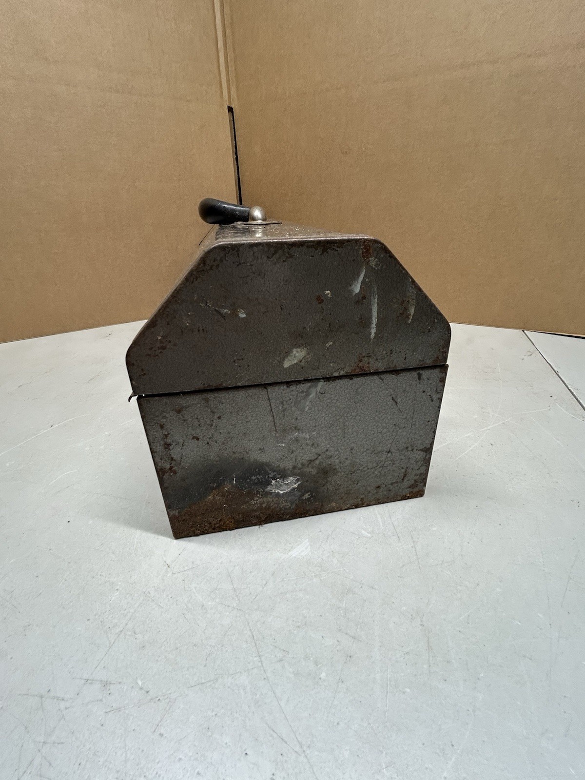 Vintage Craftsman 6516 Crown Logo Tombstone Metal Tool Box w/ Tray USA