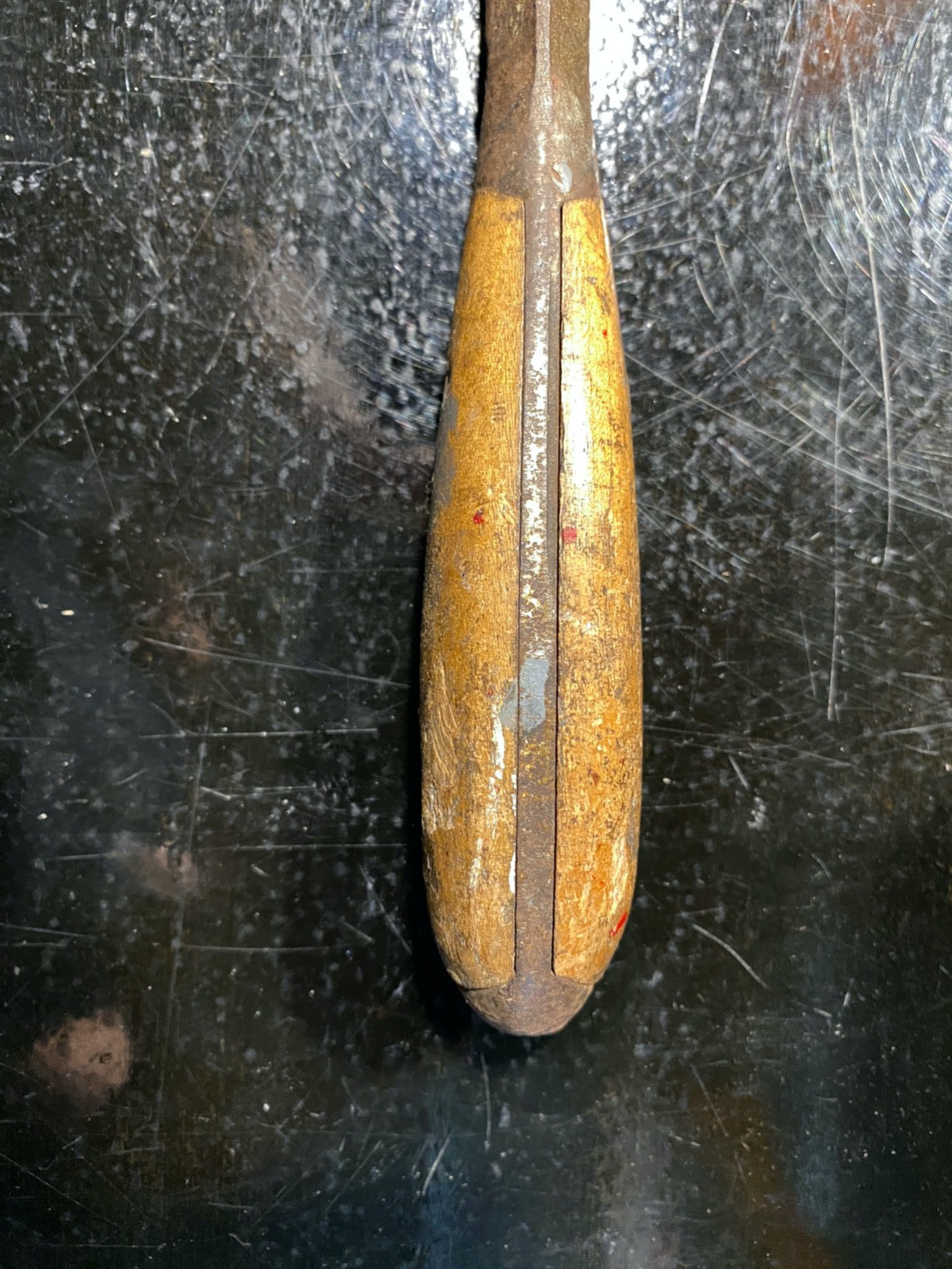 Vintage Screwdriver 9 3/8″ Irwin US of A Perfect Handle Square Shank Flat Head