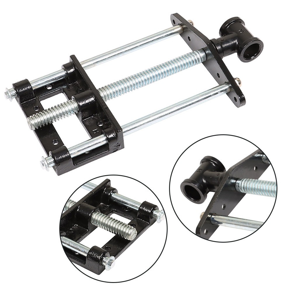 LABLT 9″ Wood Bench Vise Woodworking Wood Working Bench Vice Tool Cast Iron