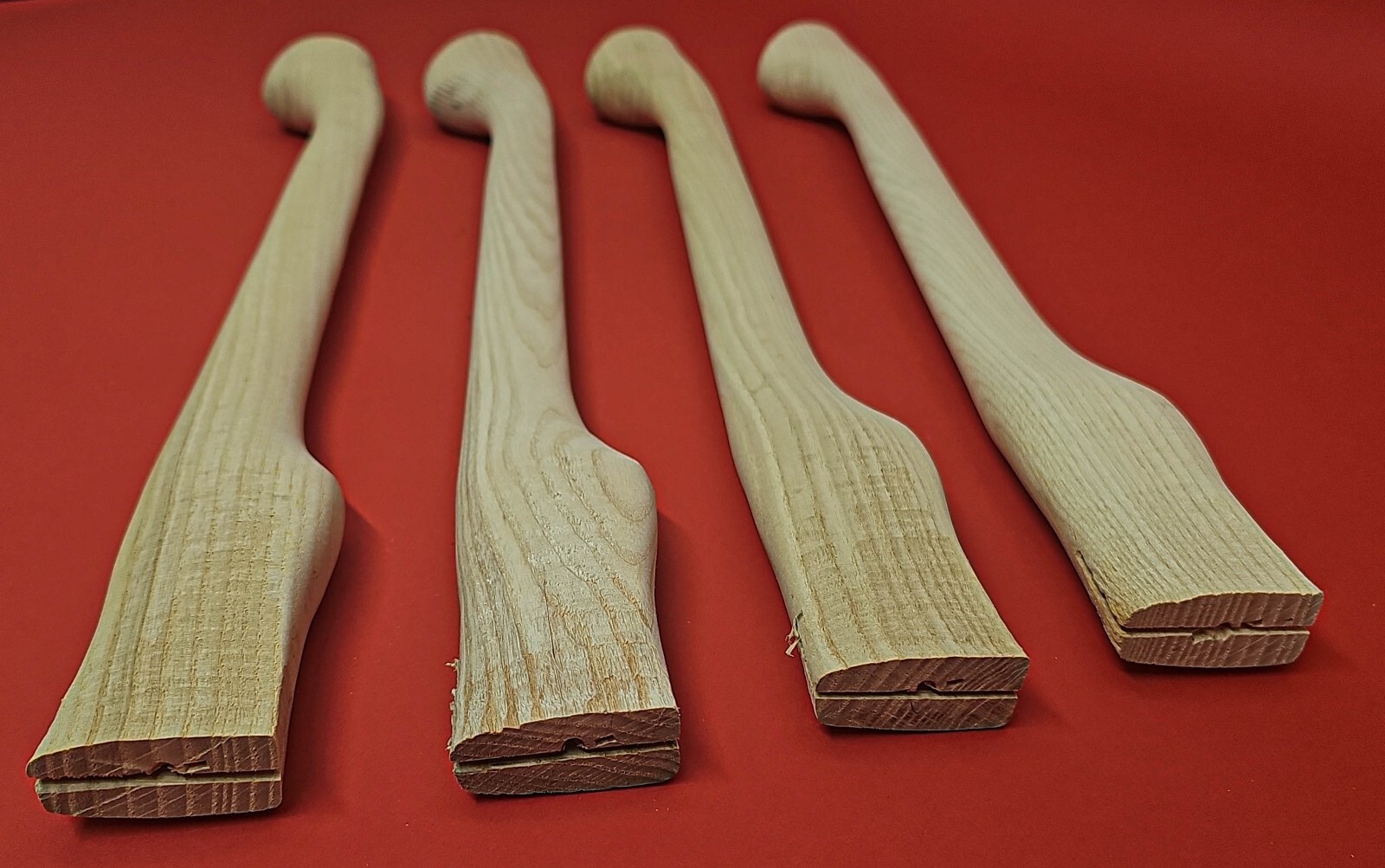 Lot of 4 pcs 19,7″ ( 500 mm ) Replacement Axe Handle blank, hand Crafted