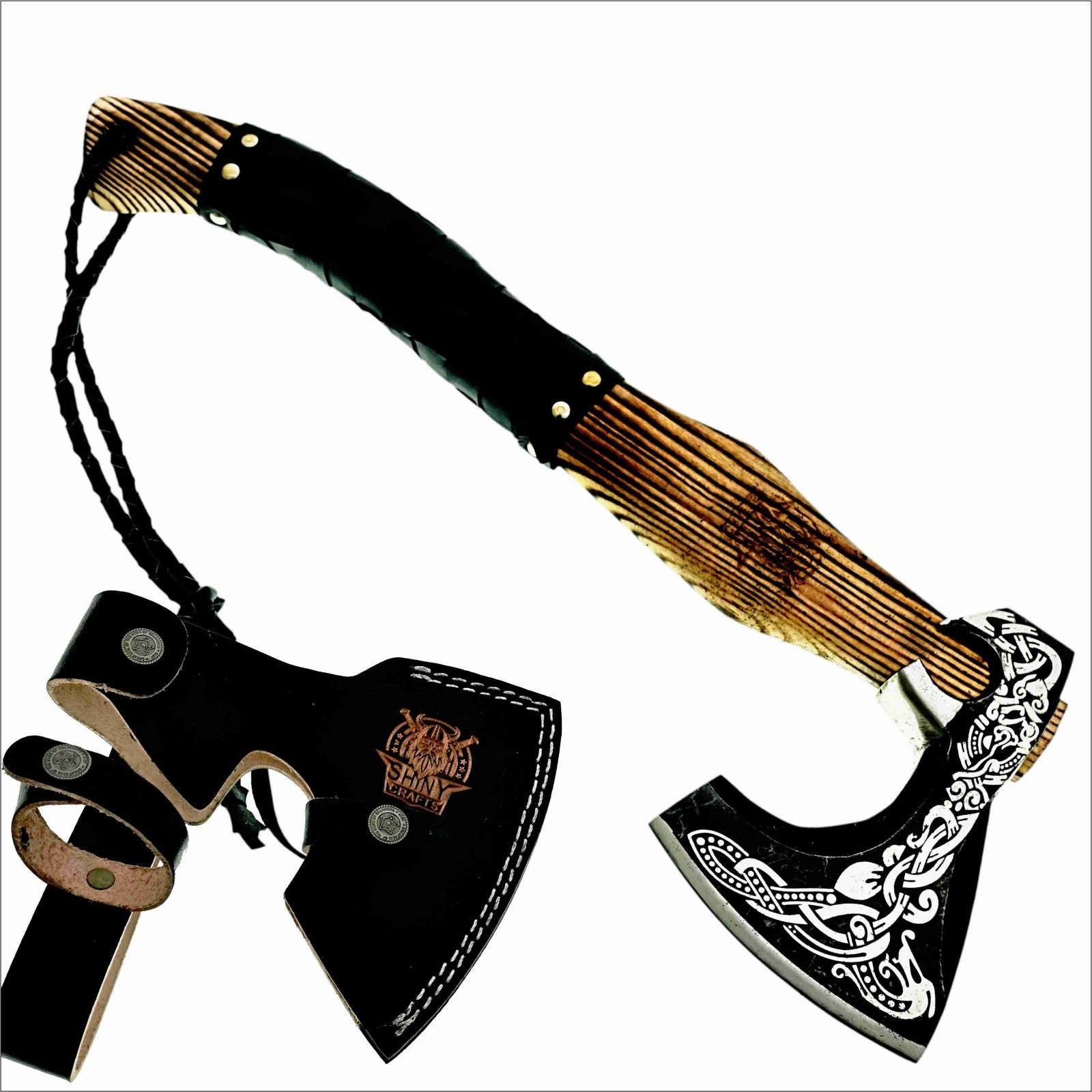 Viking Axe axe Hatchet Tomahawk Battle Axe-Custom Handmade Viking Axe VBA-19