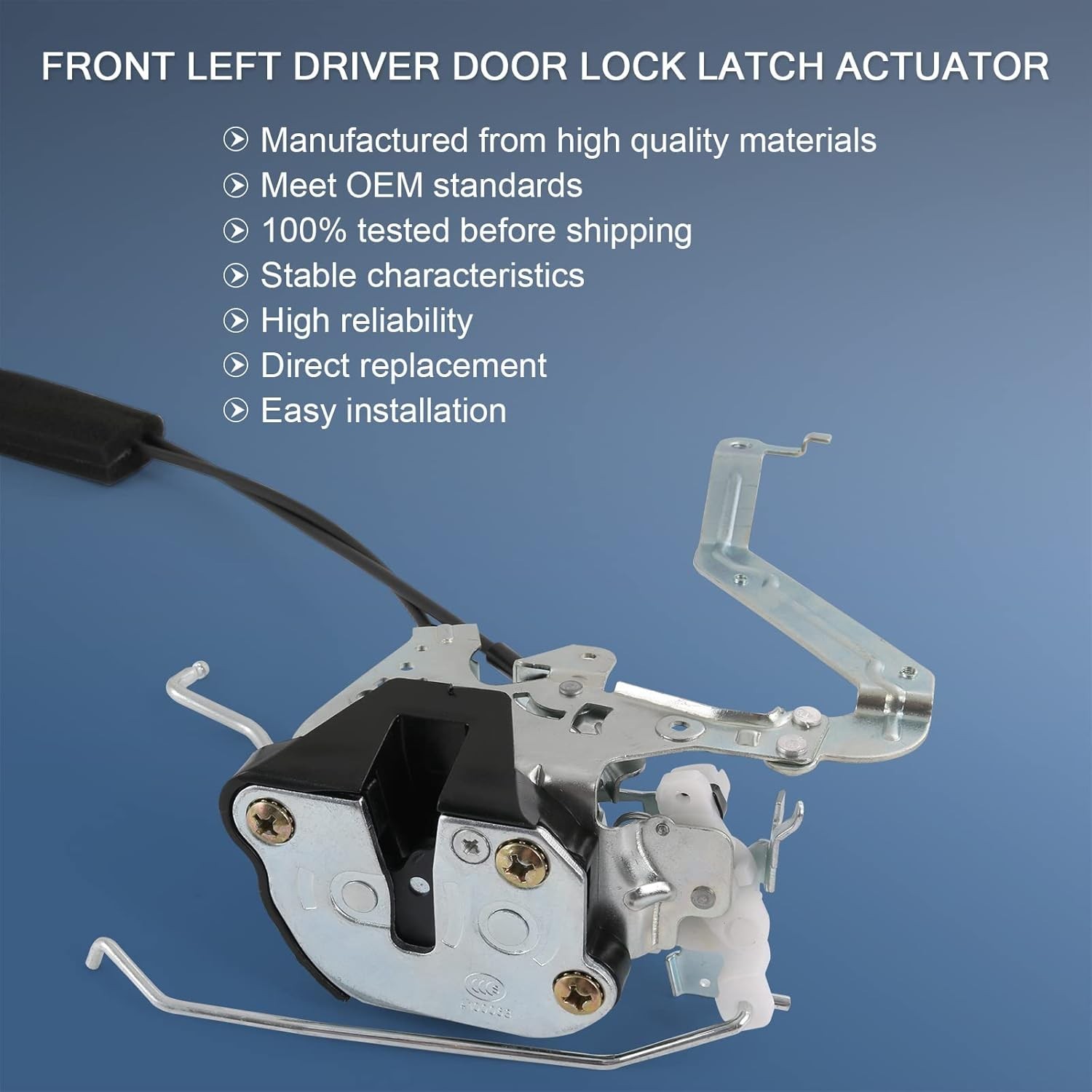 Front Left Driver Door Lock Latch Actuator Compatible with 2001-2007 Toyota Sequ