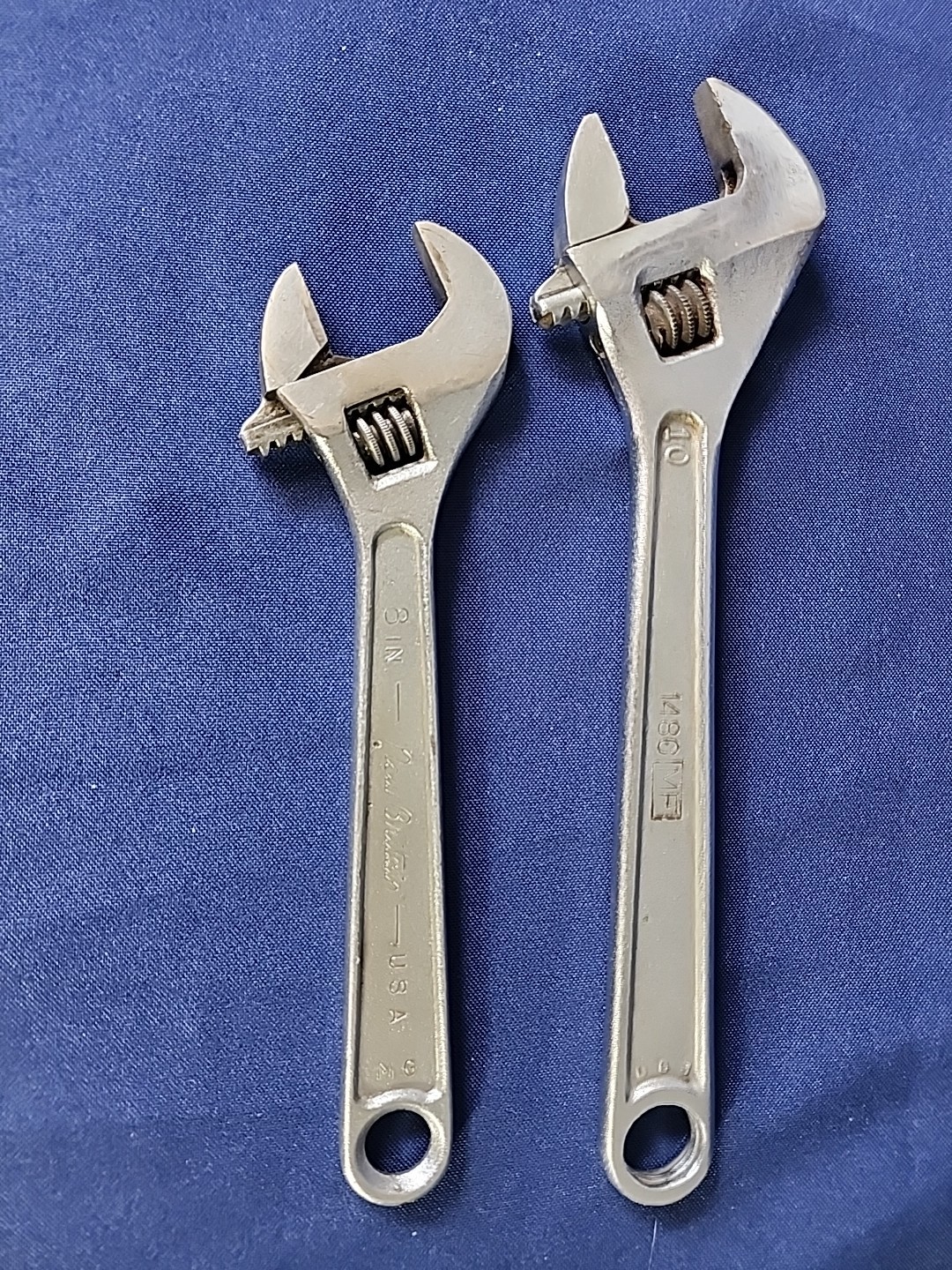 Vintage New Britain AW-8 Adjustable Wrench Crescent 8″ & 10″ Crescent Wrench