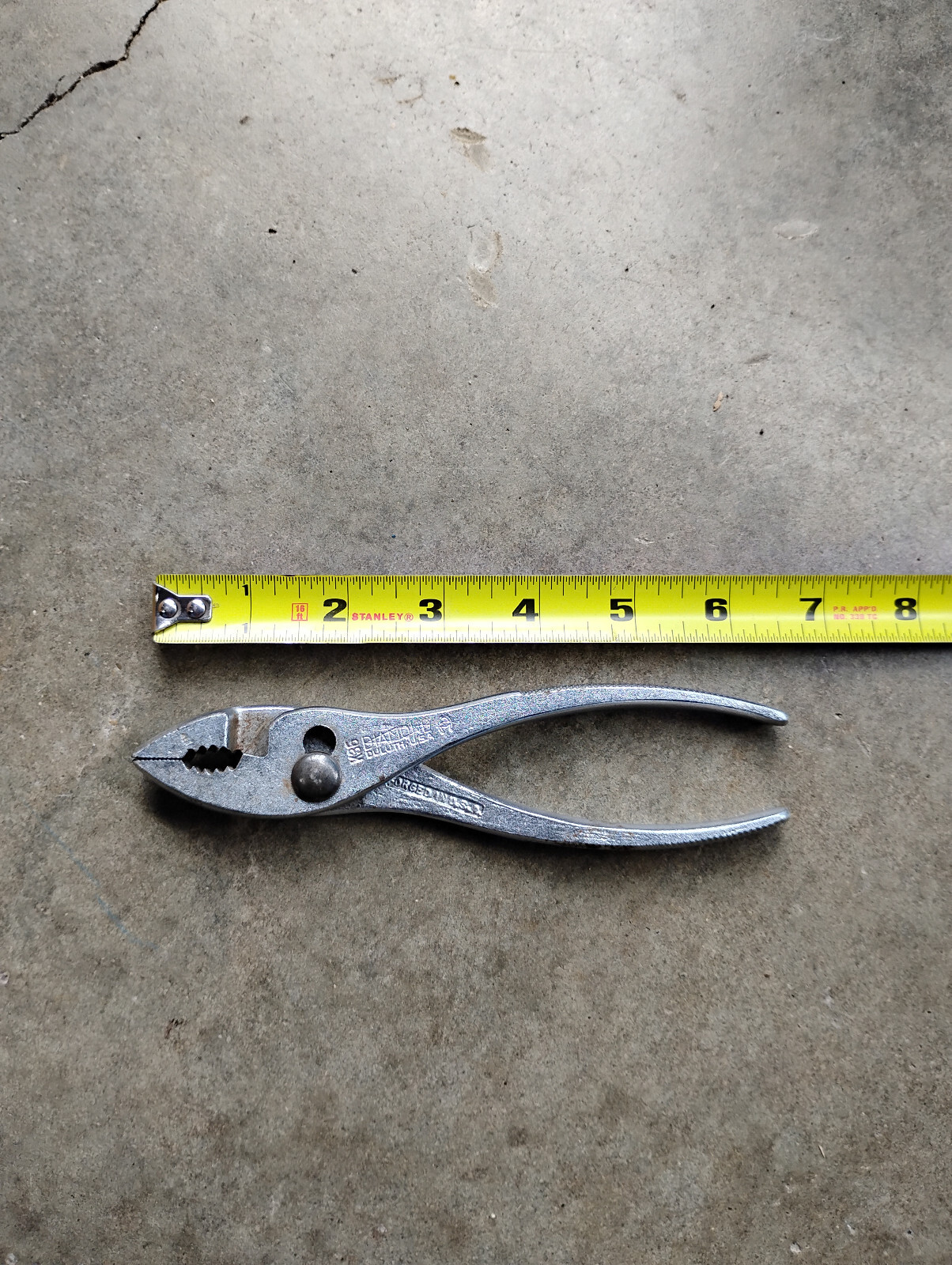 Vintage Diamond DULUTH USA K36 Slip Joint Pliers, 6-1/2″ Forged in USA Made