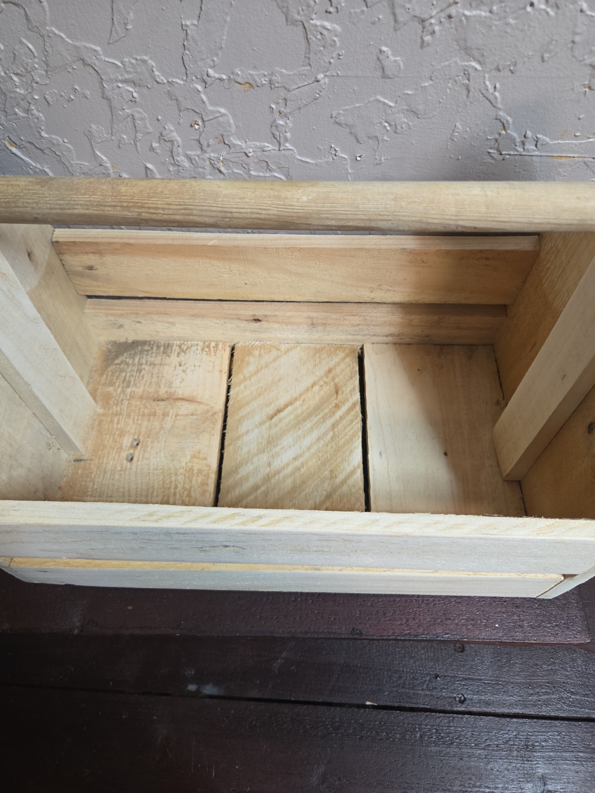 Reclaimed Wood Garden, Tool Caddy Tote Box Farmhouse Decor Or Use NICE 17x10x13″