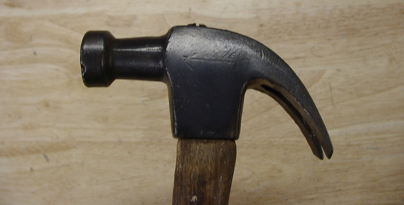 Vintage Lakeside Curved Claw Carpenters Hammer,1lb.5.2oz,4-3/4″ Head,Good,L@@K!