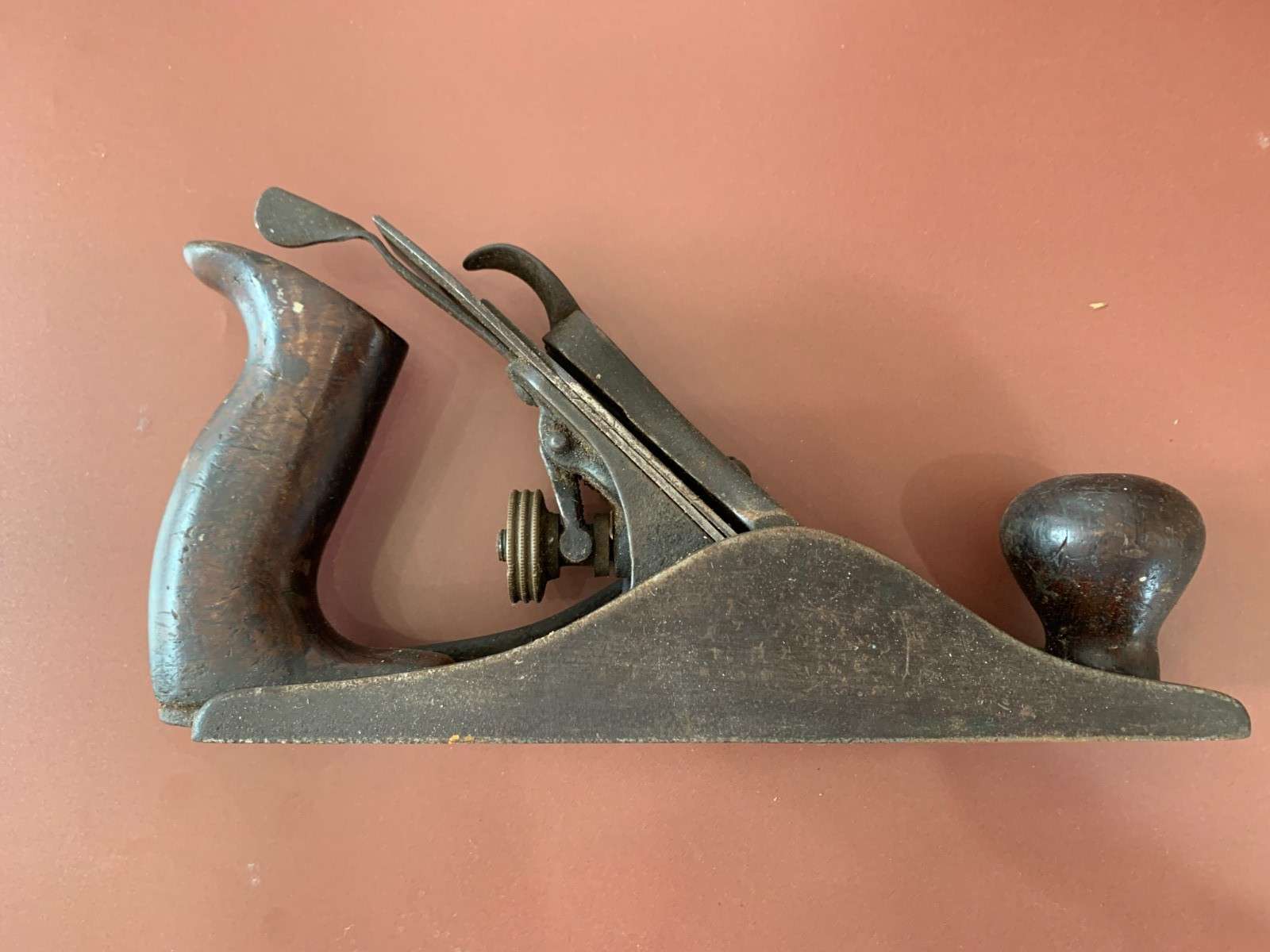 SET of 9 Vintage Antique Wood Plane Planer Tools (Stanley Bailey and other)