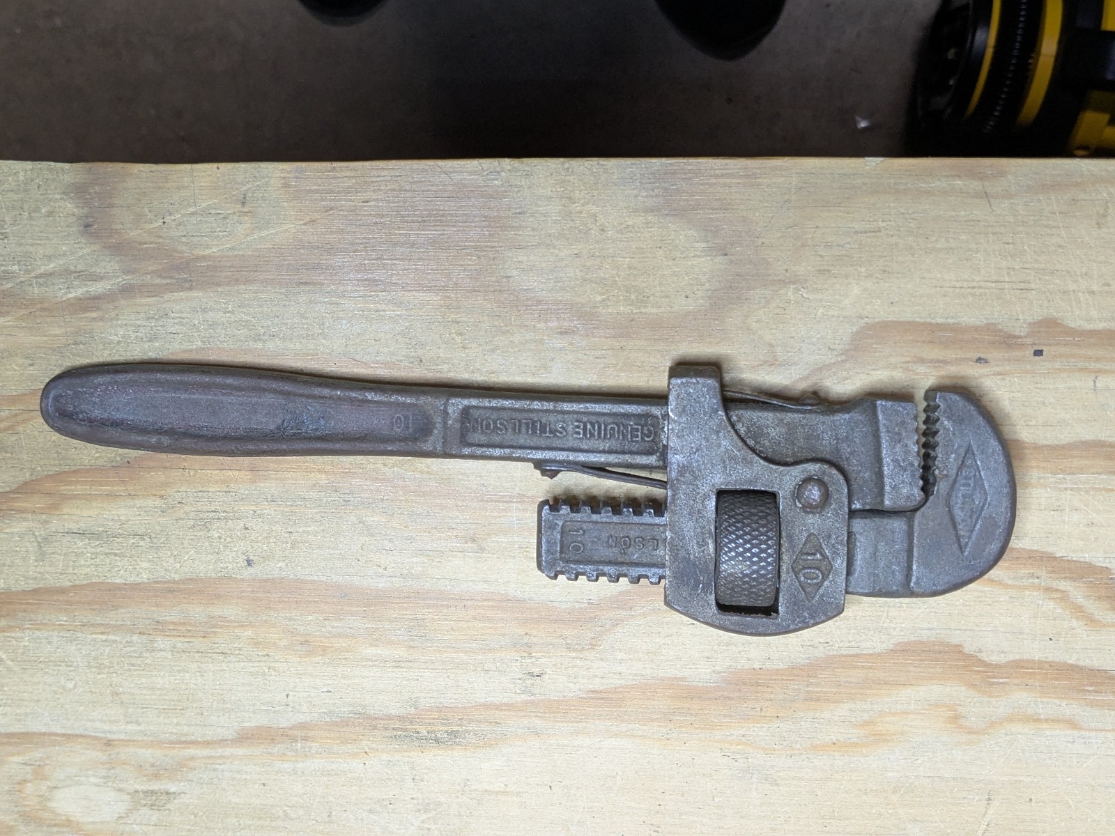 Ventage Stillson Walworth 10 ” Pipe Wrench Steel Handle USA Steam Punk