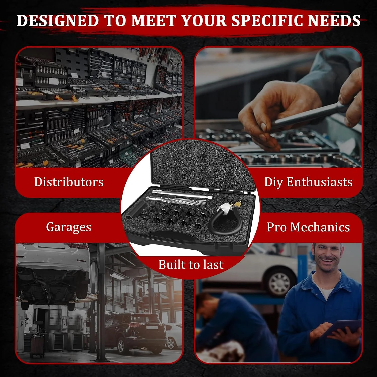 38900 Two Valve Ford Triton Tool Kit, Foolproof Repair System, Spark Plug Thread