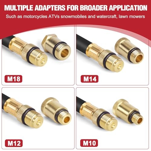 9pcs Compression Tester with Spark Plug Tester – 300PSI Car and Updated