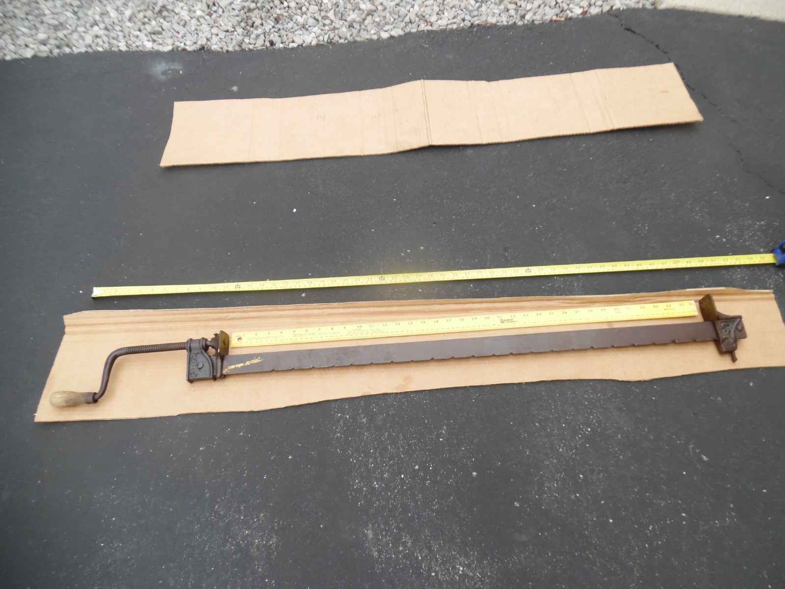 Vtg Cincinnati Tool Company HARGRAVE CTC Usable to 36″ Bar Clamp Carpenter Tool