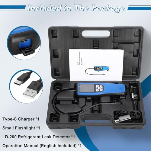 ??????? Freon Leak Detector, LD-200 Refrigerant Leak Detector with