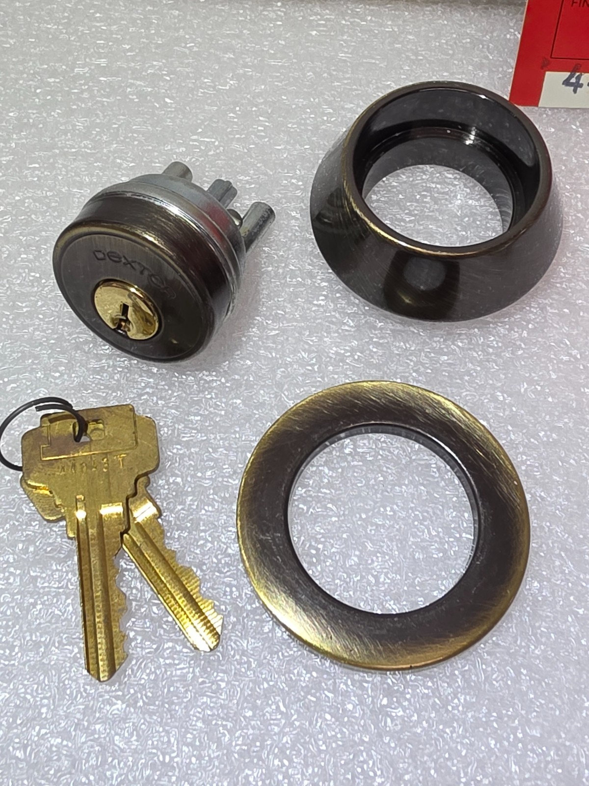 Old Dexter 4209 Double cylinder Deadbolt (Also Used On Old 1″ Thick Steel Doors)