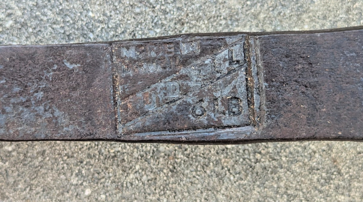 Vintage Pick Axe Head Tool Ludell 6 LB Brazil