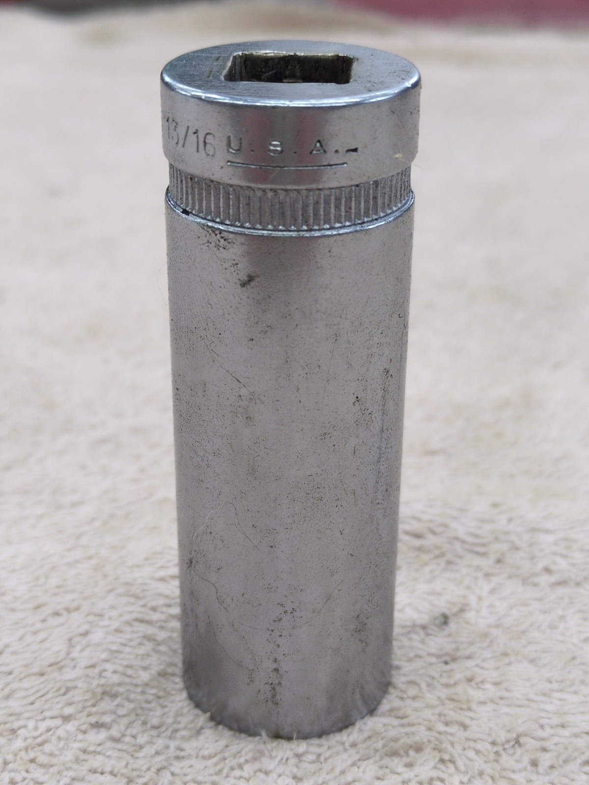 DURO-CHROME 1426 13/16″ Deep Socket 12pt. 1/2dr. USA