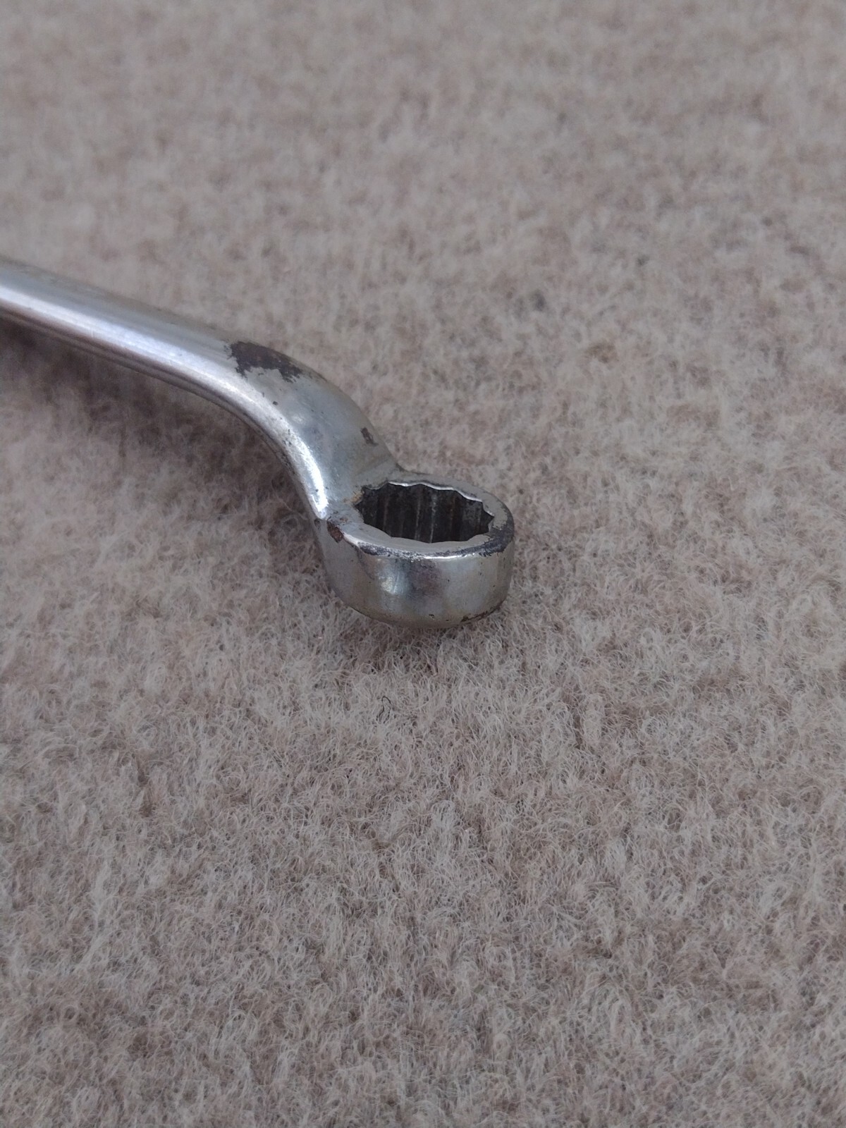 Vintage Britool 7/16″ x 1/2″ Stubby Double End Box Wrench England 44A/F x 50A/F