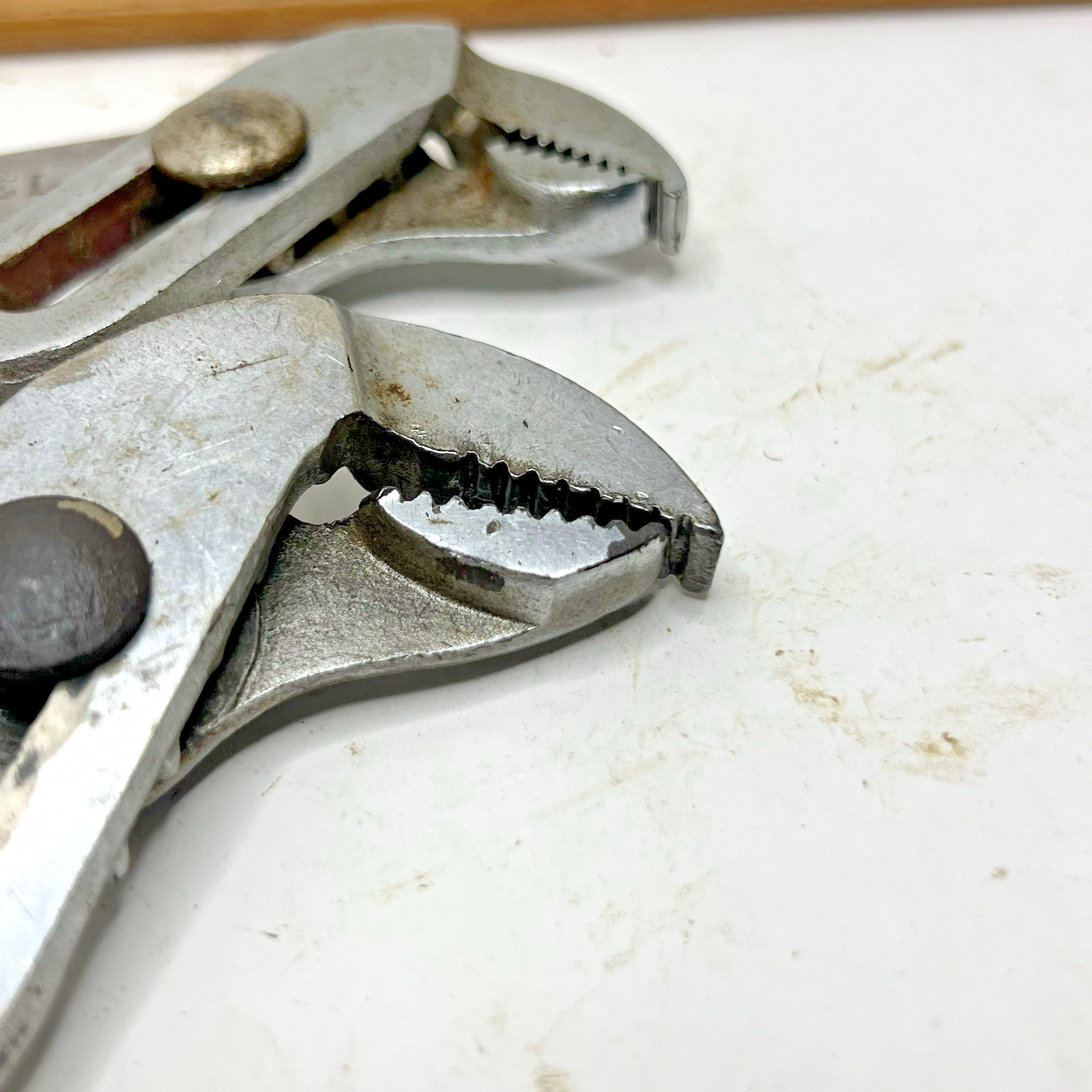 (2) Vintage Proto 243 & 242 Slip Joint Tongue Groove Waterpump Pliers Set (USA)