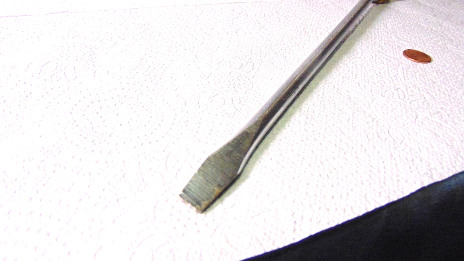 VINTAGE STANLEY 100 PLUS 1006-12 LONG 12″ SLOTTED SCREWDRIVER 3/8″ USA VERY NICE