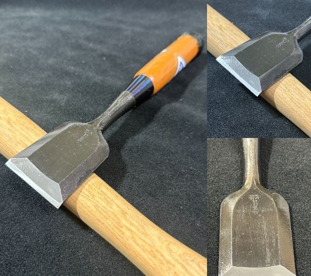Japanese Chisel oire nomi “Kikuhiromaru” 42mm Wood working tool 菊弘丸