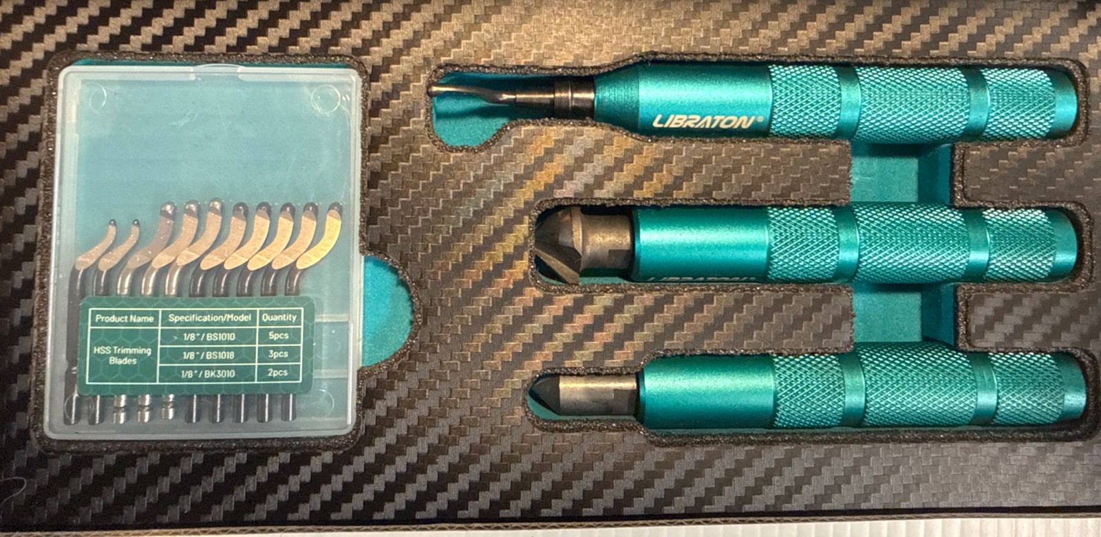 Deburring Tool Kit, 13 Pieces