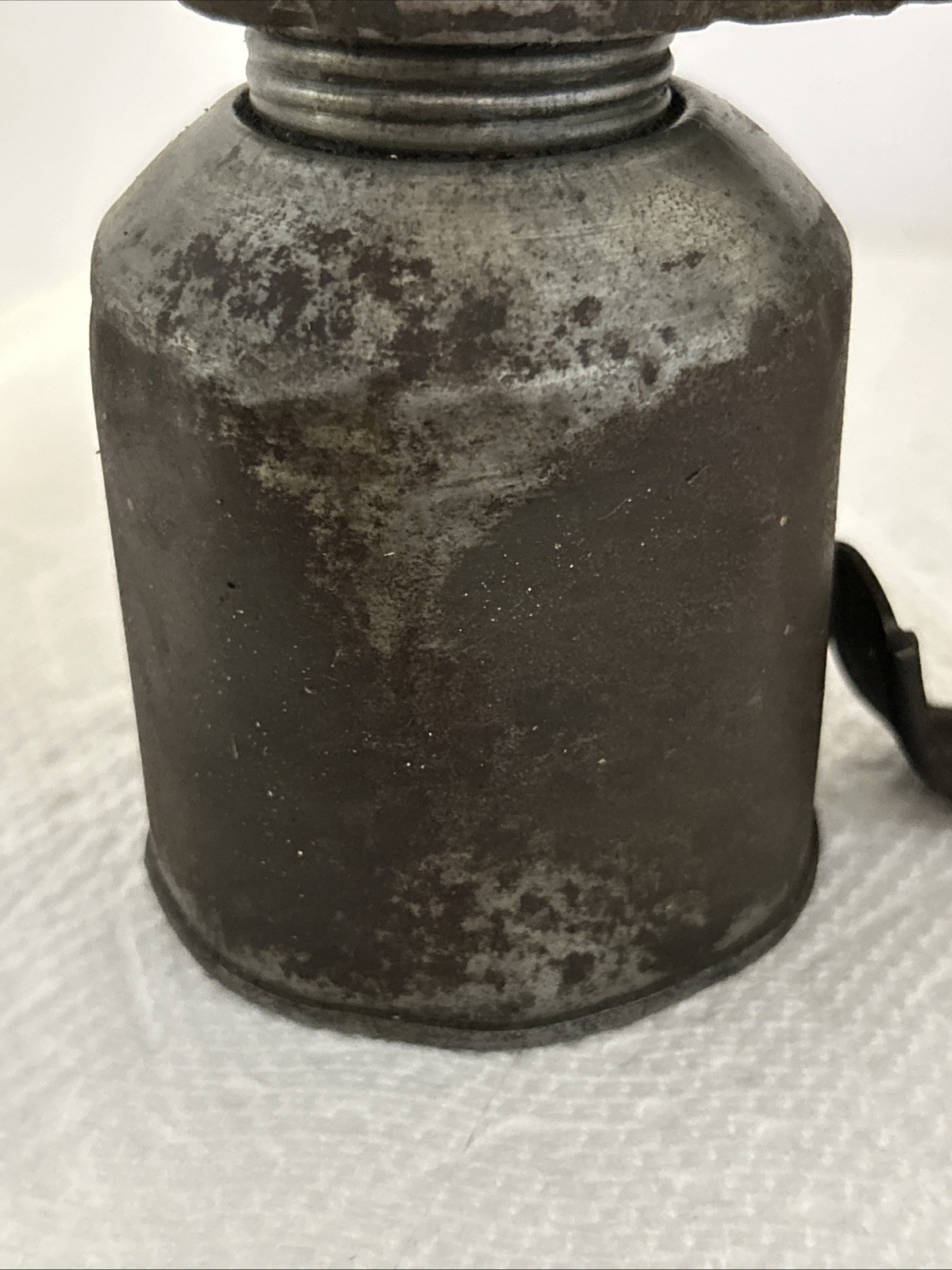 Vintage Eagle Metal Oil Can Rustic Collectible with Long Spout and Pump Handle