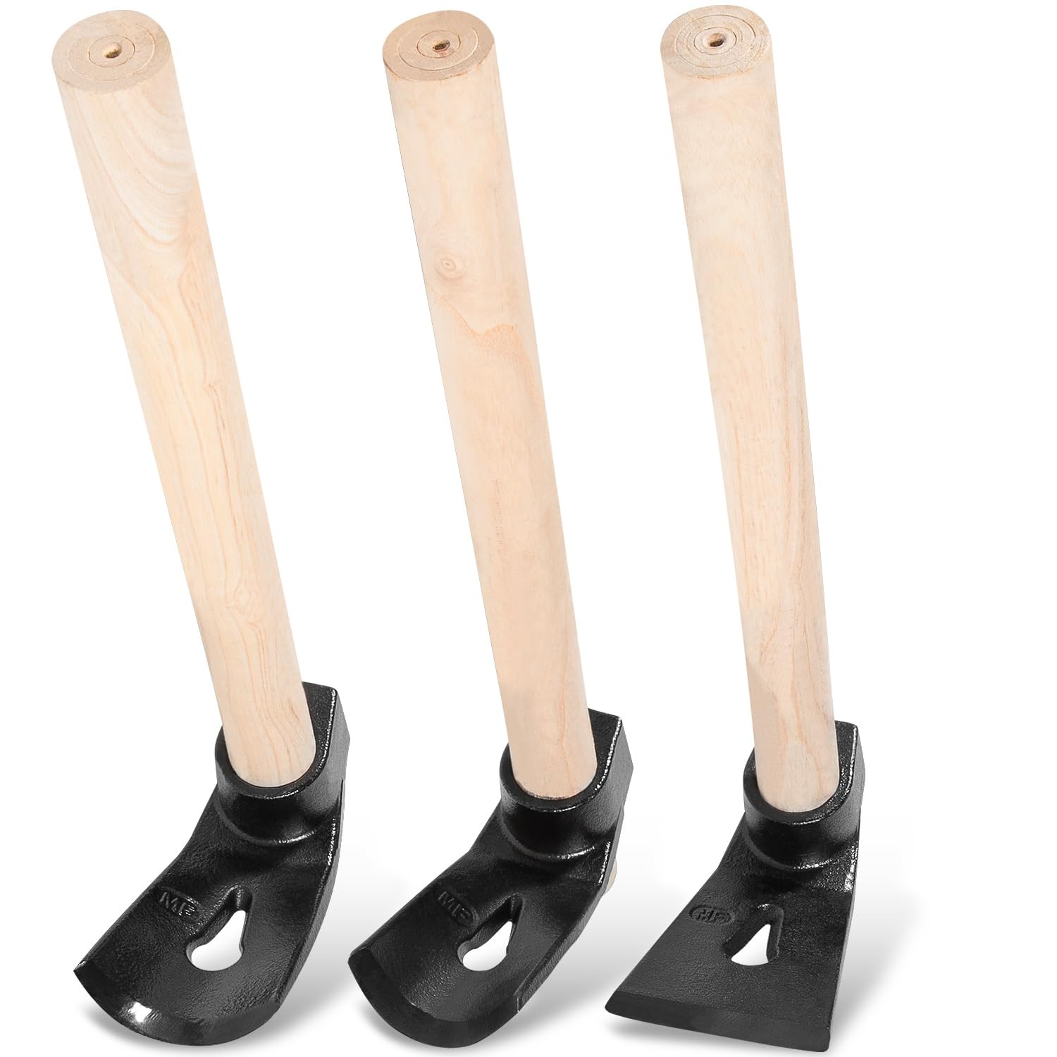 Deargooday Woodworking Wood Carving Bowl Adze Tools Set Including Straight adze,