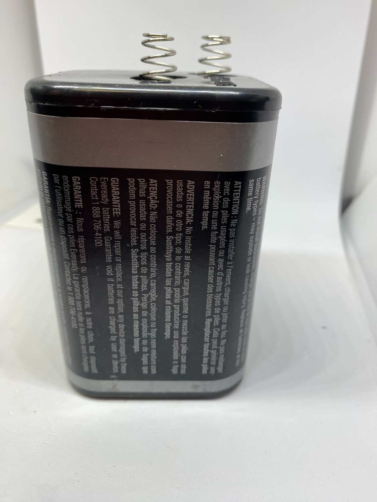 Vintage Eveready Lantern Battery No. 1209 6 Volt Union Carbide