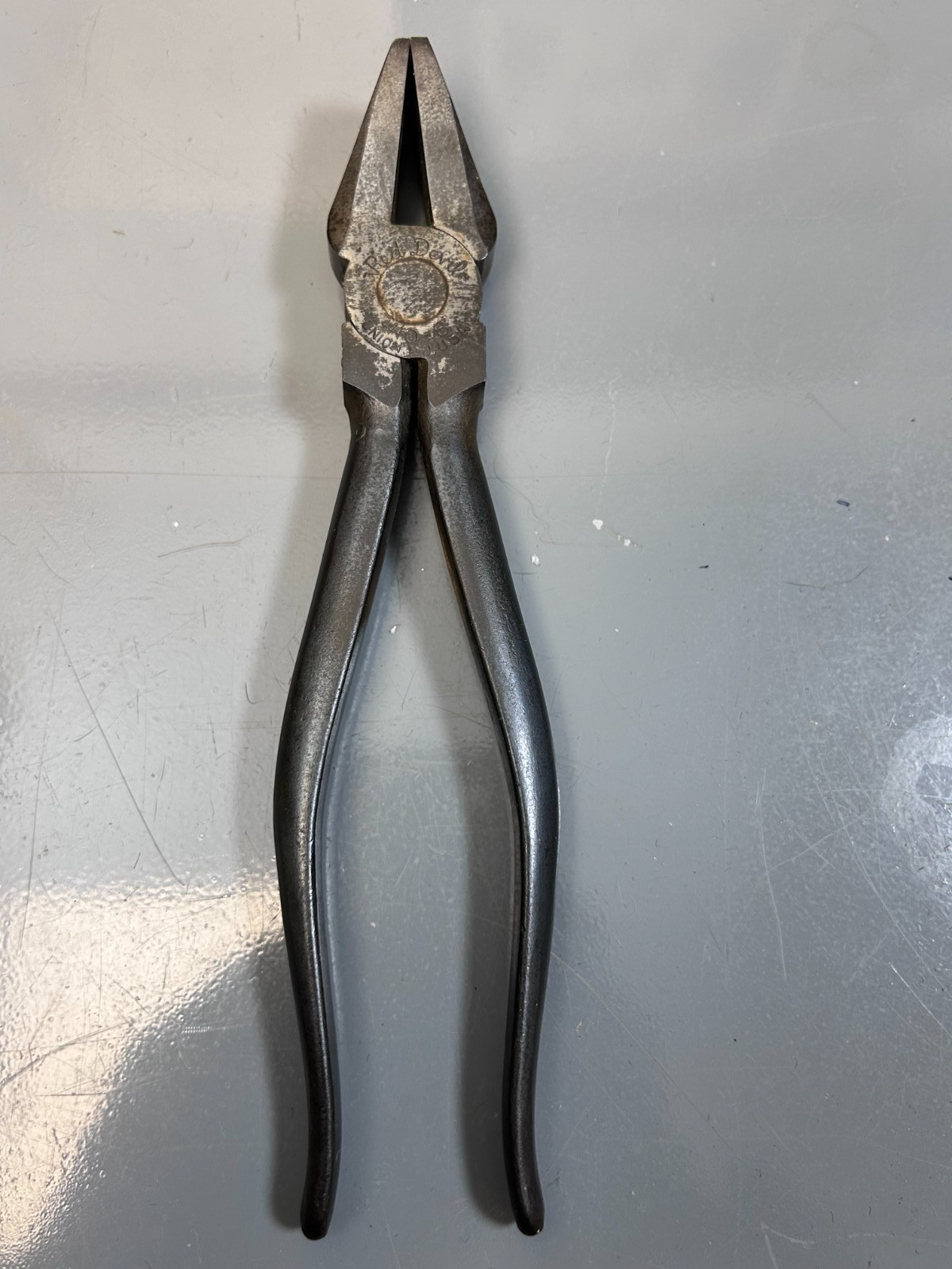 RED DEVIL 410-8 Glazier Pliers Glass Tool USA