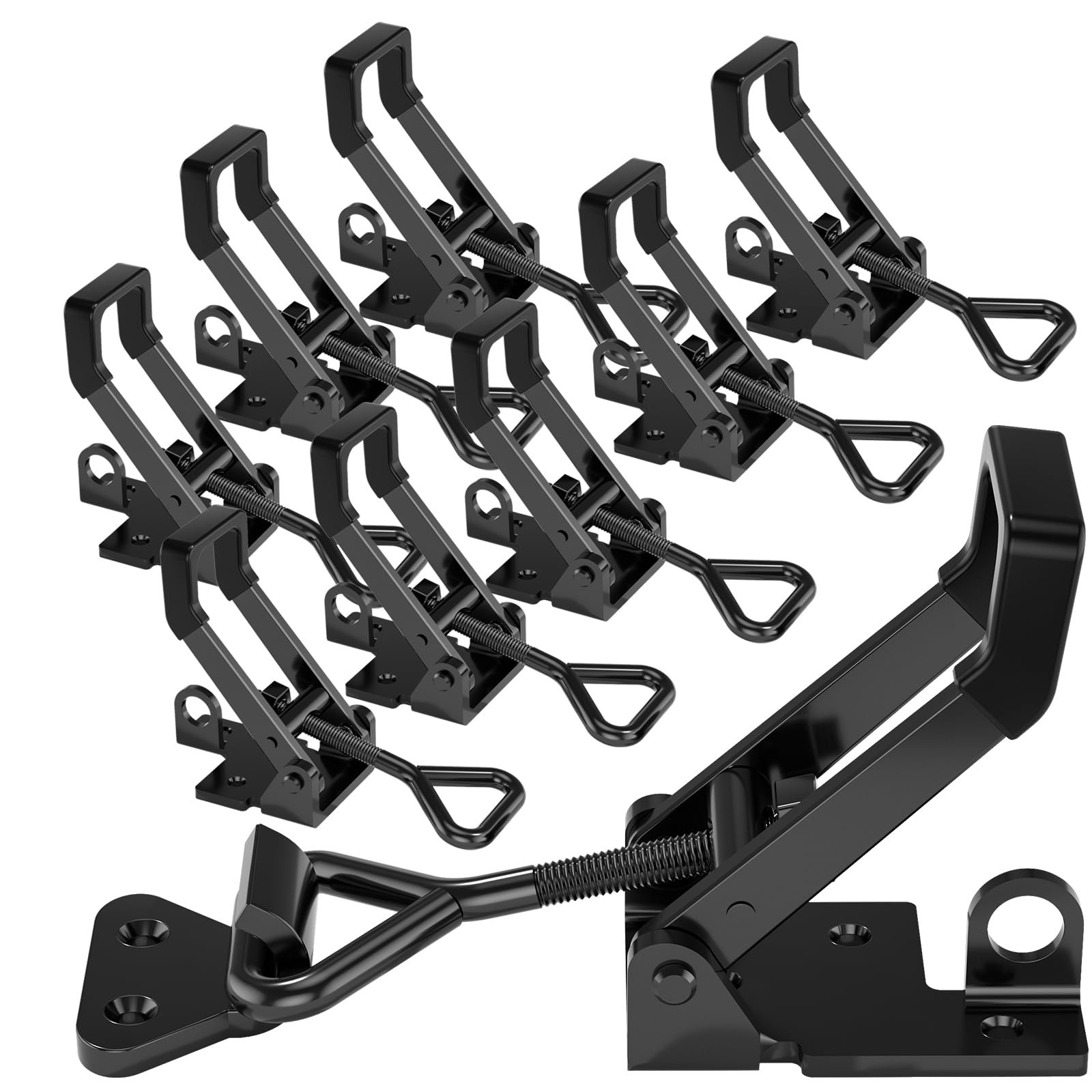 8Pack Heavy Duty Toggle Clamp Latch,4003 Style 1320lbs Capacity Pull Clamp Bl…