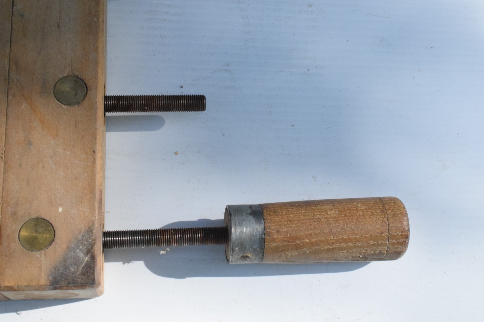 8-1/2″ WOOD VICE CLAMP PARALELL JAW HAND SCREW ADJUST WOODWORKING TOOL 3PCS LOT