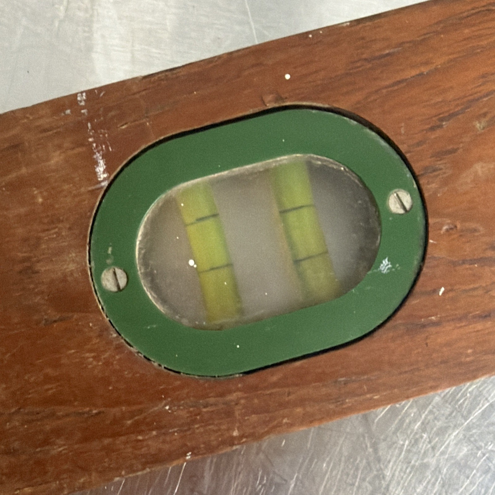 Vintage Jack Spirit Level Teak Wood Jumbo 3ft Made In Denmark Mid Century Tool