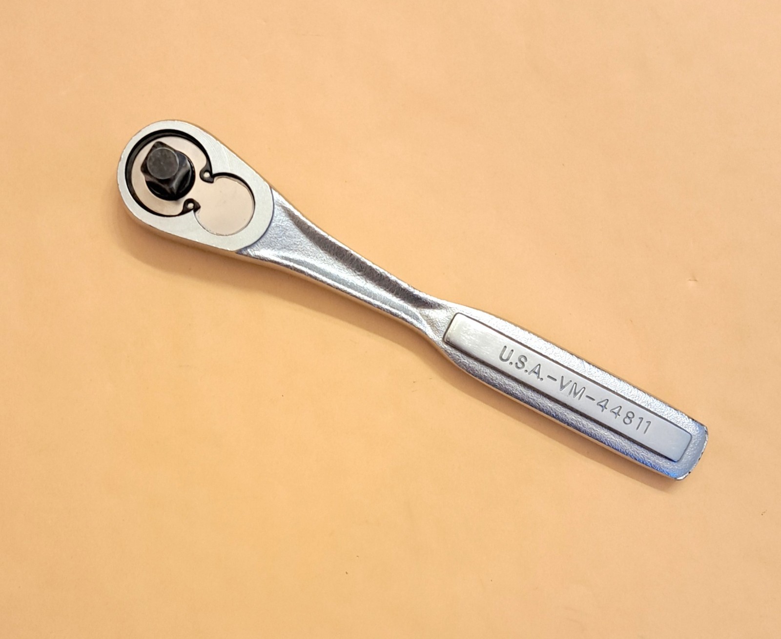 L👀K! Vintage CRAFTSMAN USA VM 44811, 3/8” Quick Release Ratchet!