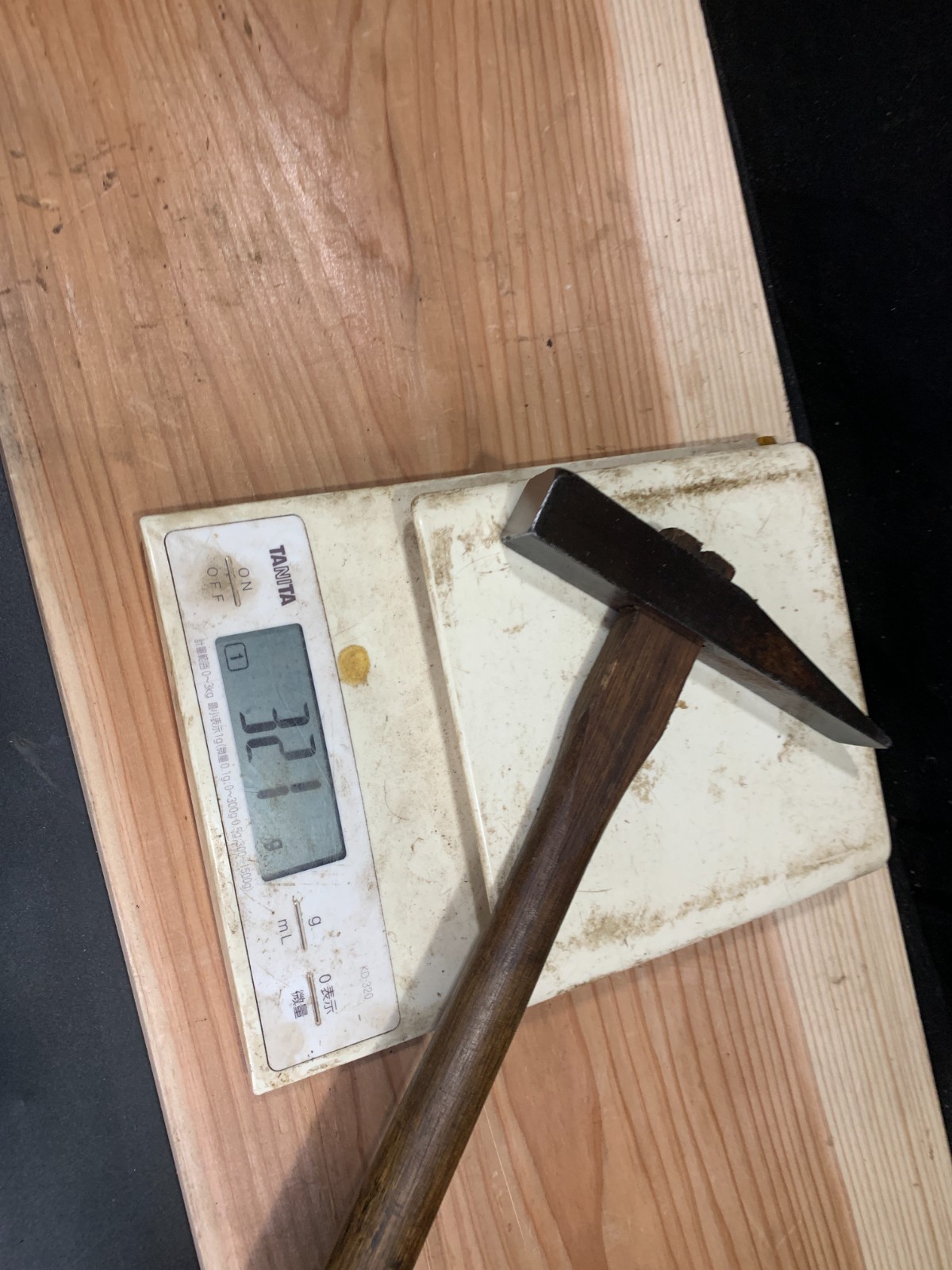 Vintage: 3 Japanese hammers- pick, body