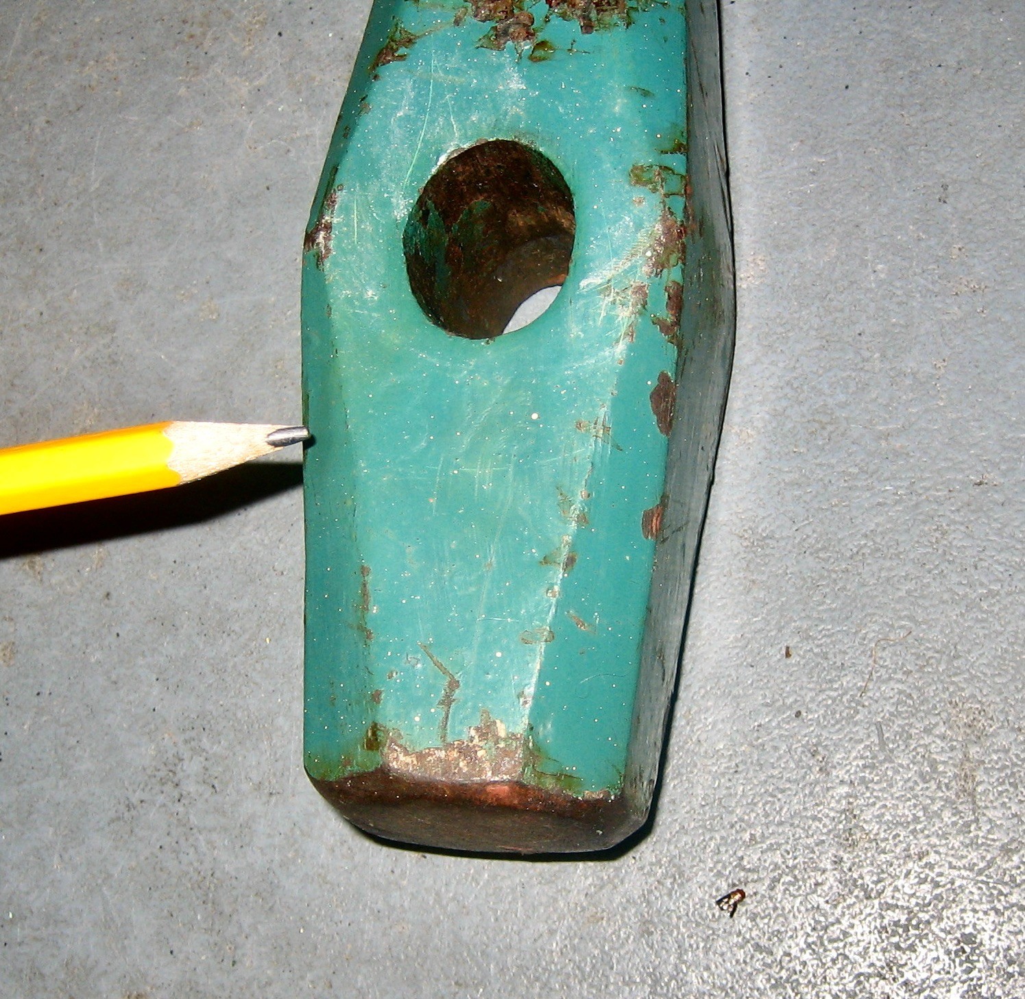 3-1/2 lb Sledge Hammer Cast Steel Head Only, Metal Shaping Blacksmith Tool