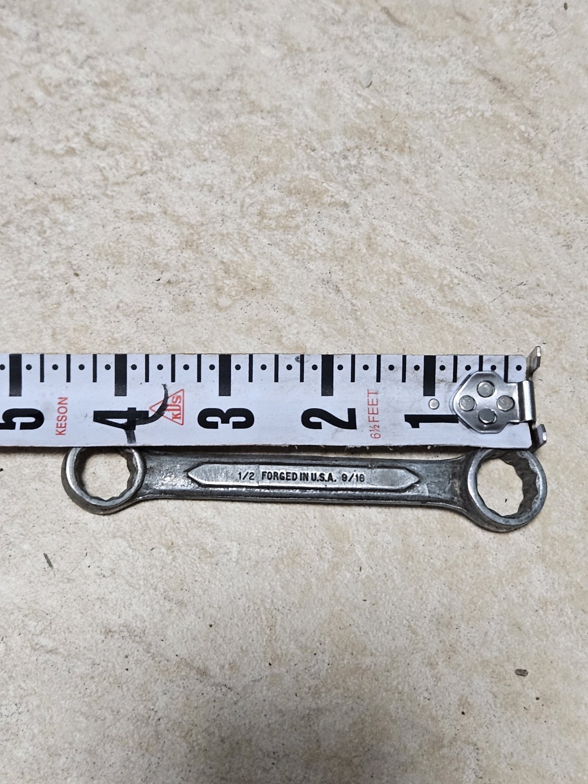1/2″ x 9/16″ Super Quality Forged in USA Double Open End Wrench
