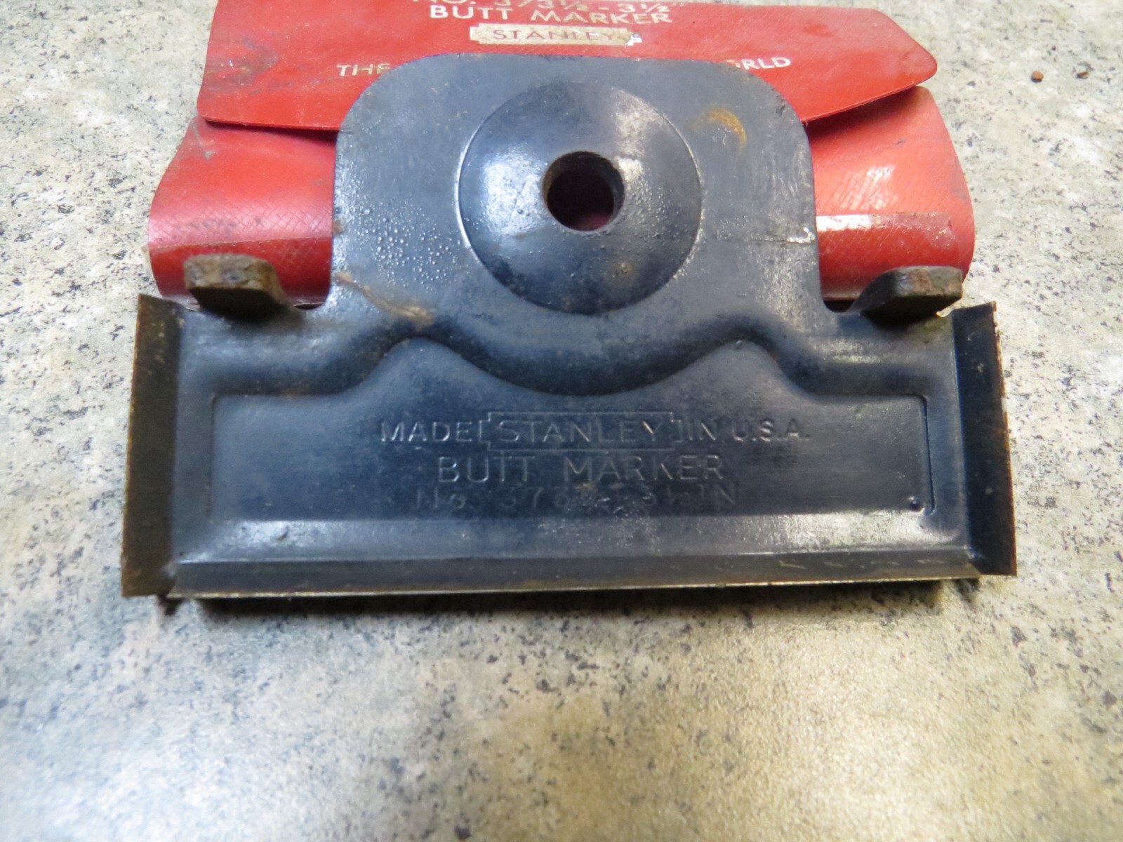Vintage Stanley No. 373 1/2-3 1/2 ” Butt Hinge Marker, Made in USA.