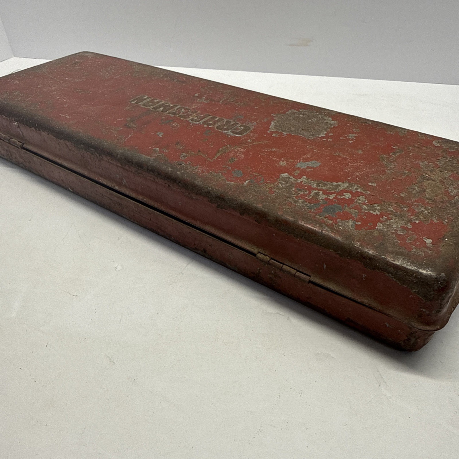 Craftsman 1/4″ Socket Set Metal Case (Case ONLY) Vintage Metal