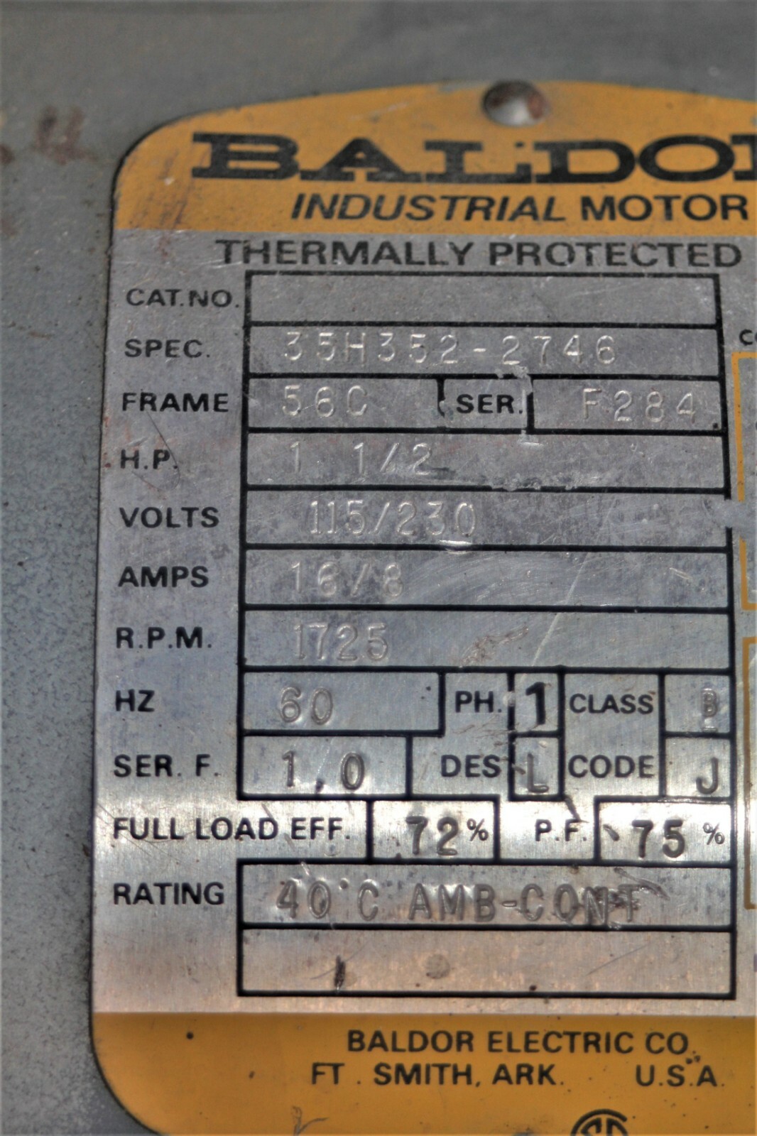 Bullard EDP16TE Free-Air Pump [Baldor Motor]